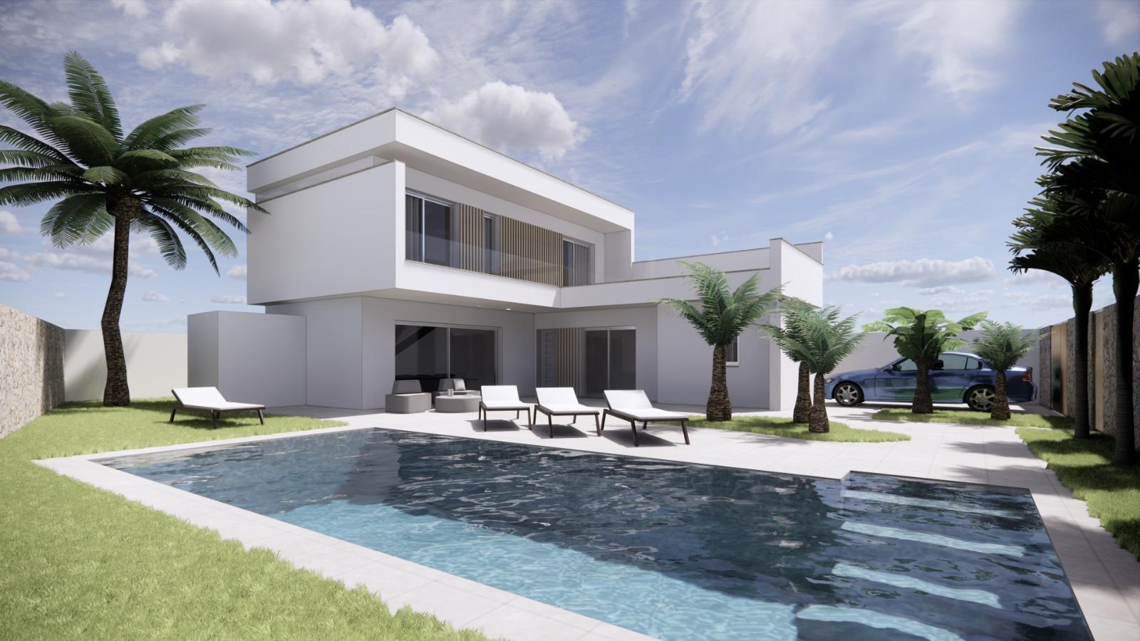 New Build - 3 Bedroom 3 Bathroom Villa in San Javier - Santiago De La Ribera  - Murcia