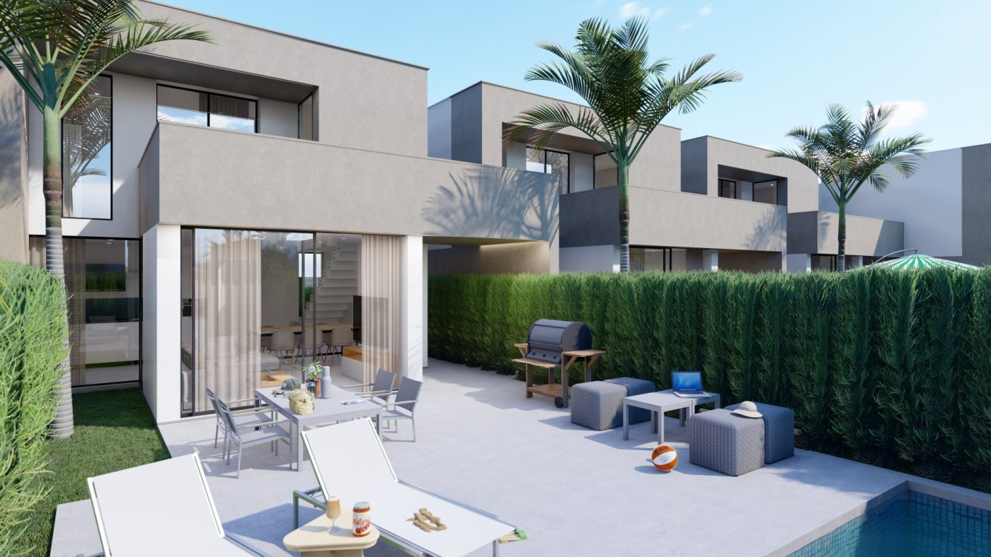 New Build - 3 Bedroom 3 Bathroom Villa in Los Urrutias - Estrella De Mar  - Murcia