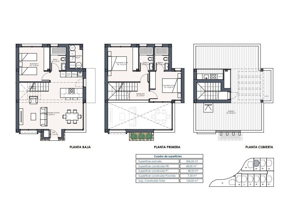 For sale - 3 Bedroom 3 Bathroom Villa in Los Montesinos - La Herrada  - Alicante