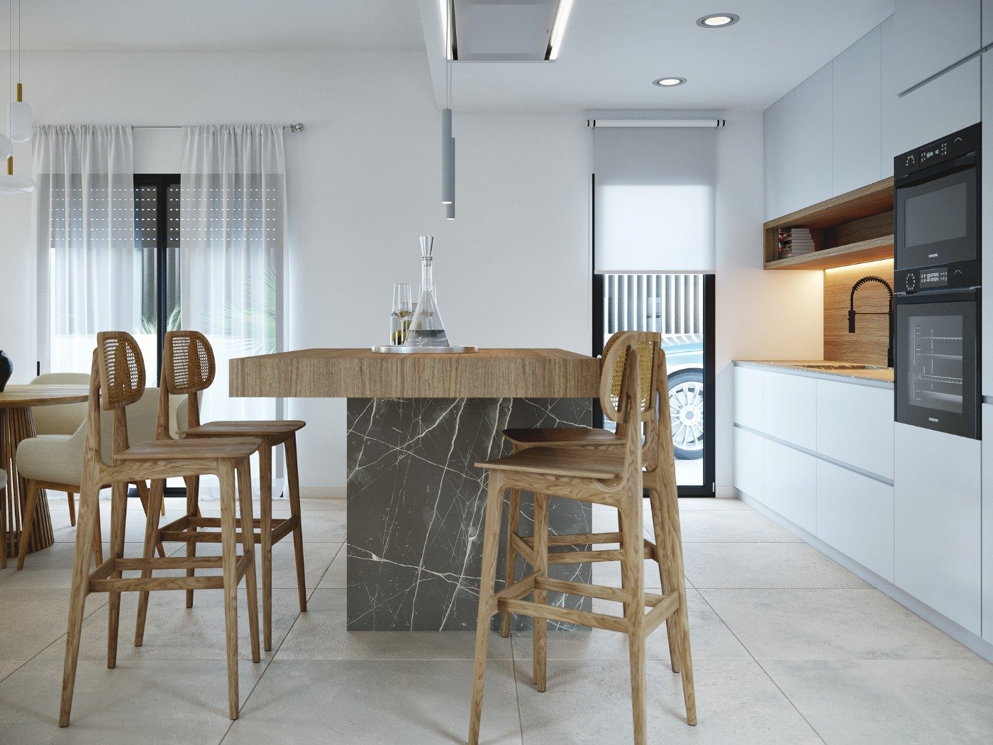 New Build - 4 Bedroom 2 Bathroom Villa in Baños y Mendigo - Altaona Golf  - Murcia