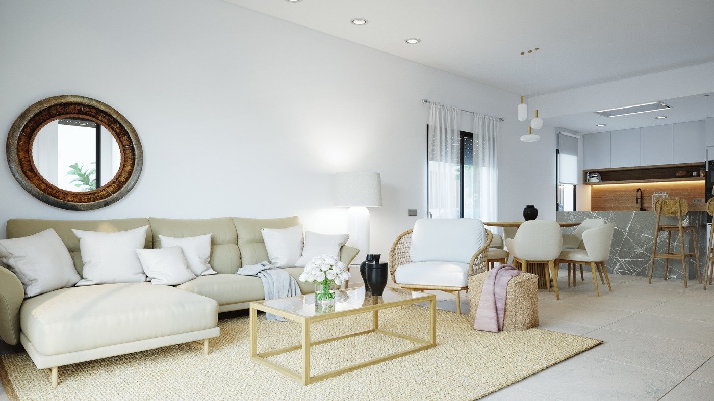 New Build - 4 Bedroom 2 Bathroom Villa in Baños y Mendigo - Altaona Golf  - Murcia