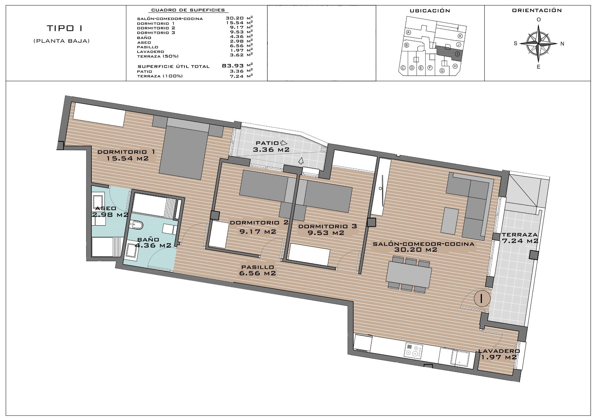 New Build - 3 Bedroom 2 Bathroom Apartment in Algorfa - Pueblo  - Alicante
