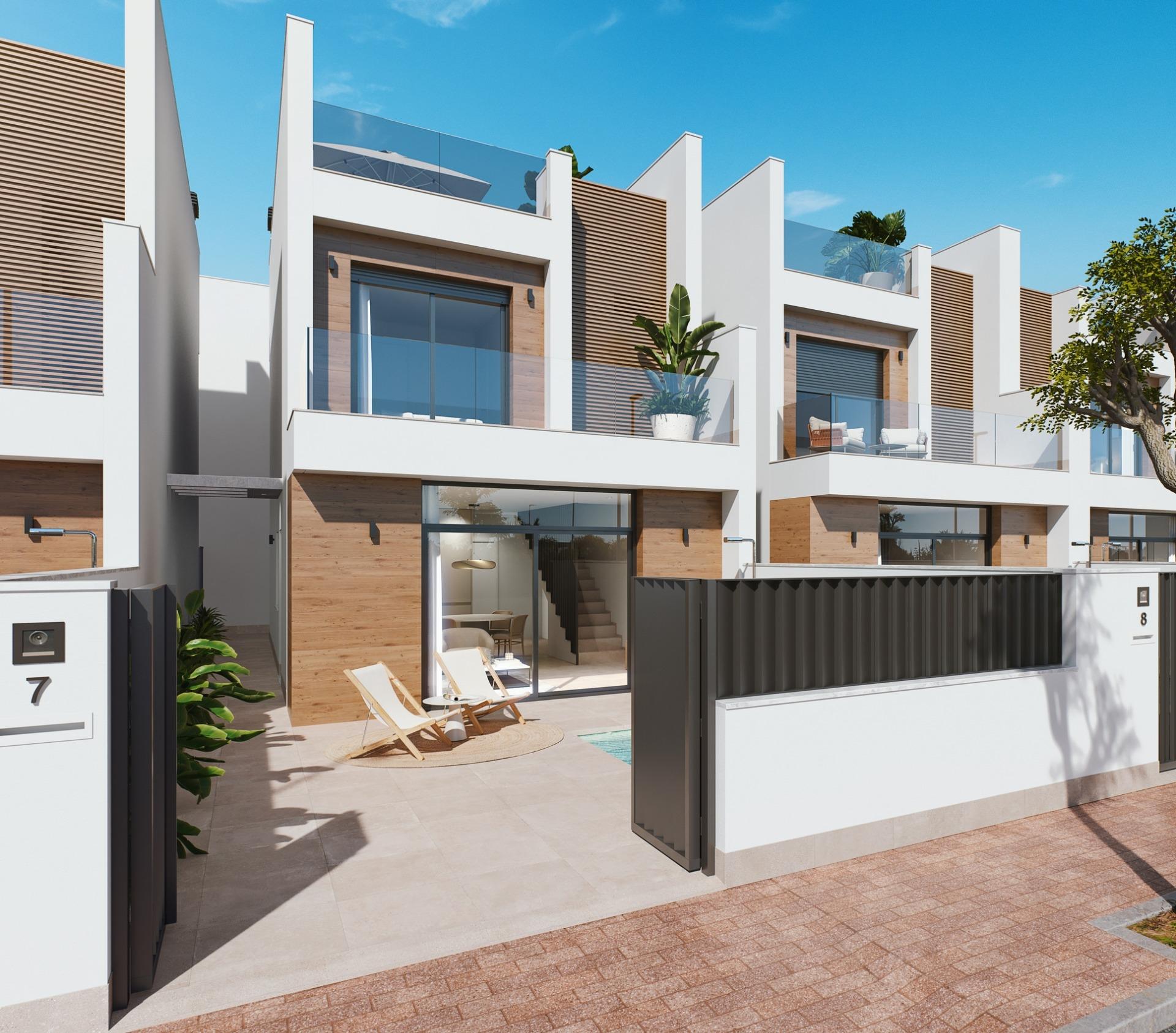 New Build - 3 Bedroom 2 Bathroom Villa in San Pedro del Pinatar - Los Antolinos  - Murcia