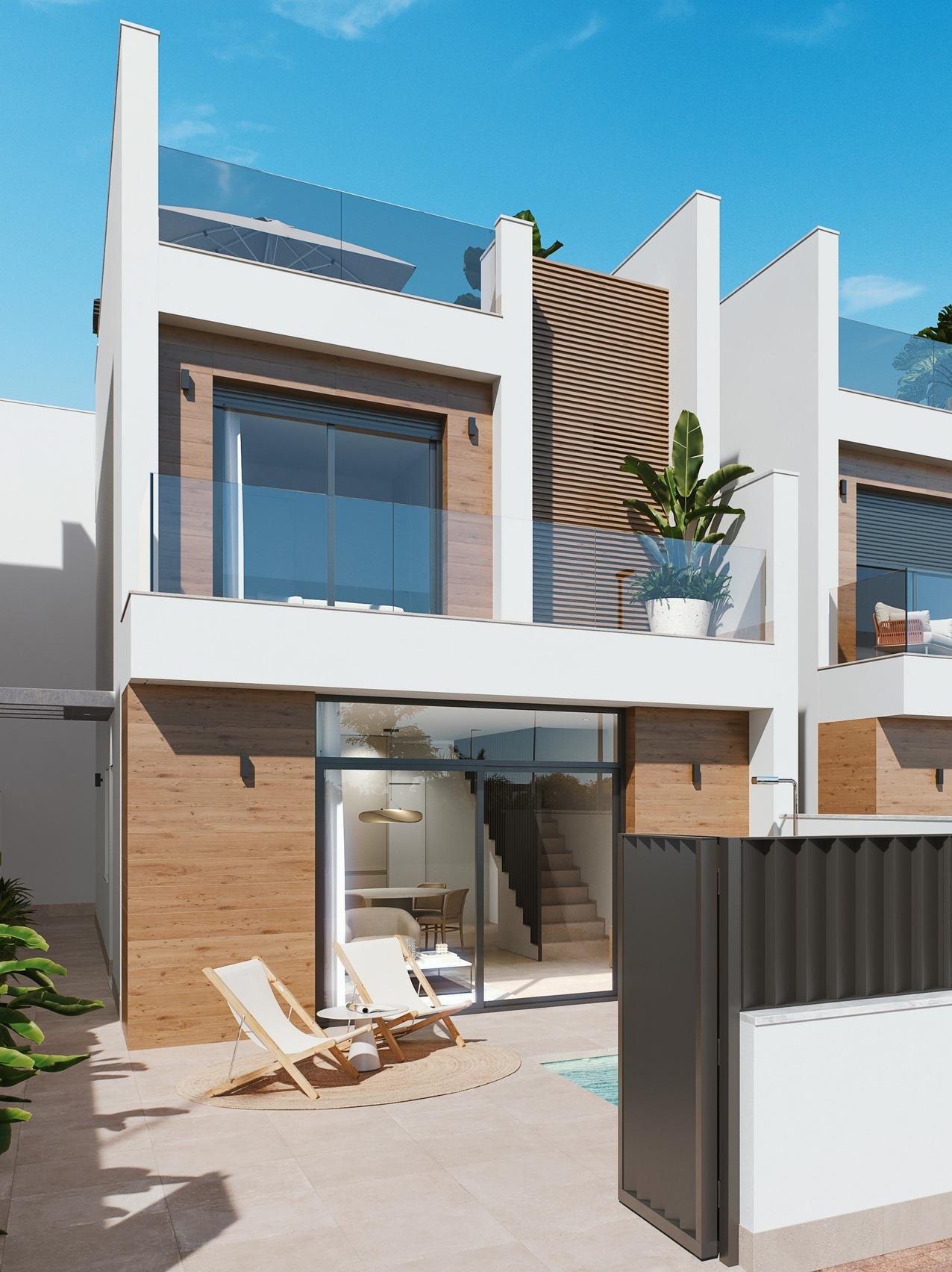 New Build - 3 Bedroom 2 Bathroom Villa in San Pedro del Pinatar - Los Antolinos  - Murcia
