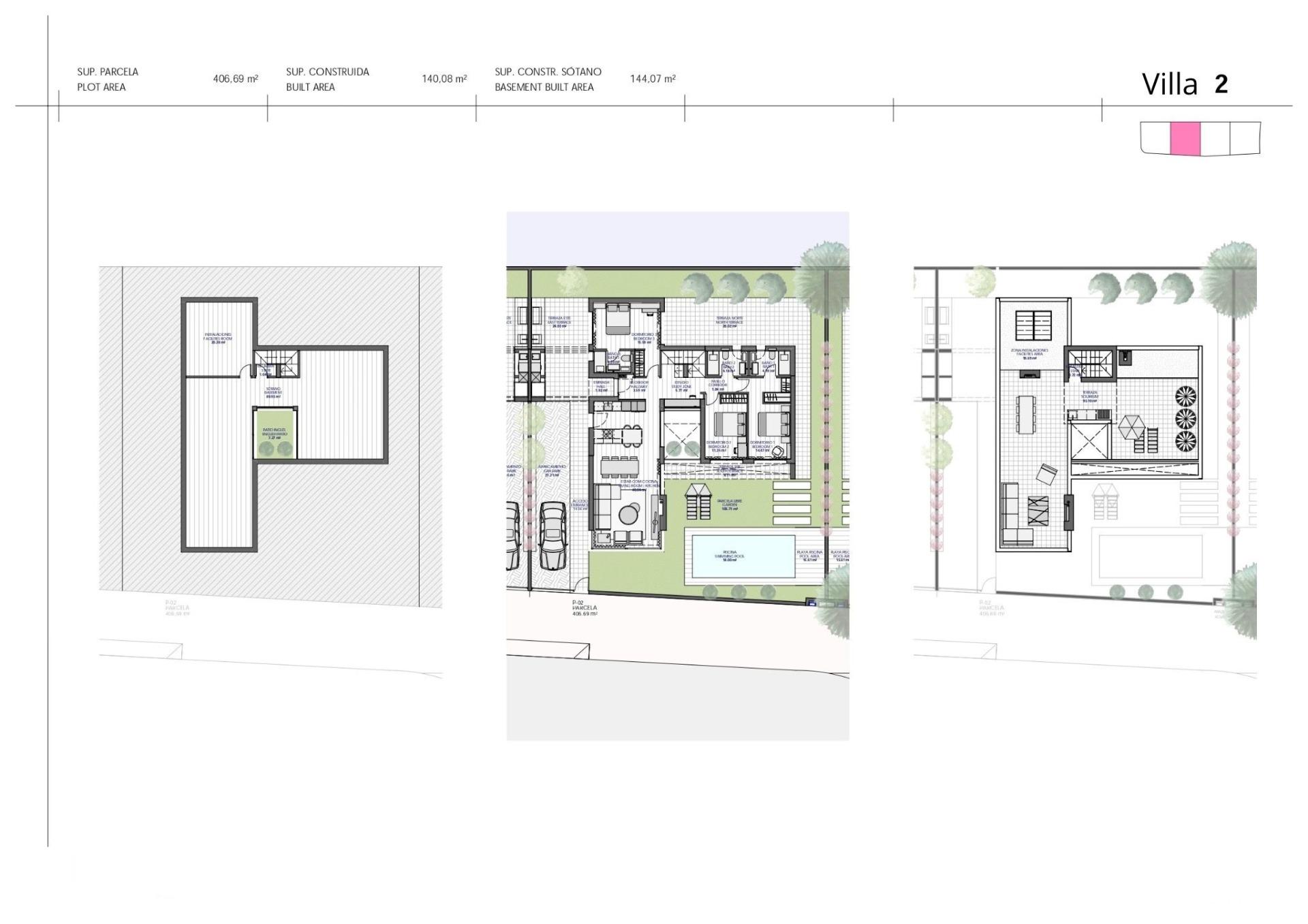 New Build - 3 Bedroom 3 Bathroom Villa in Santa Rosalia Lake Resort. - Santa Rosalia Lake and Life Resort  - Murcia