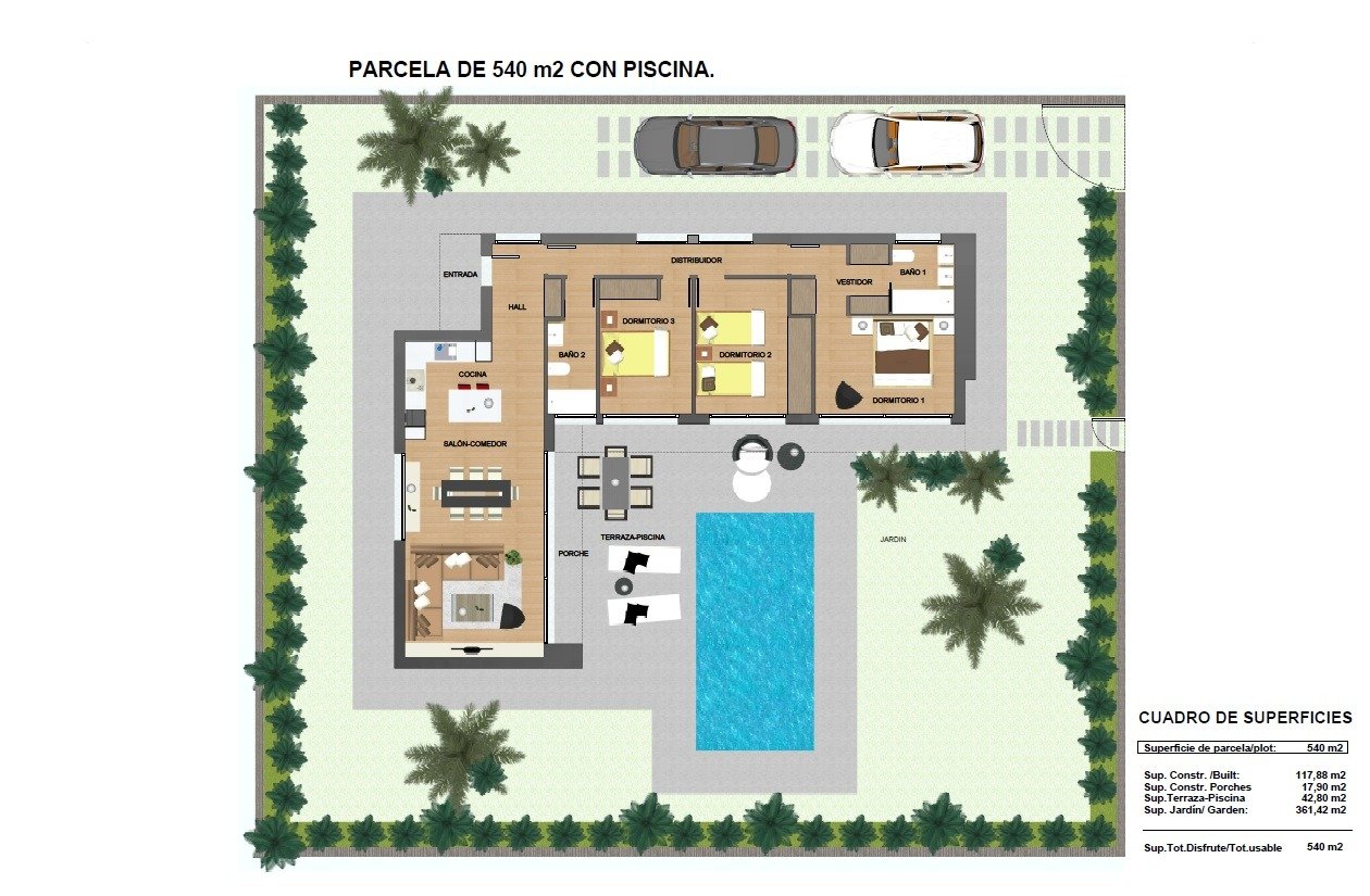 For sale - 3 Bedroom 2 Bathroom Villa in Calasparra - Coto Riñales  - Murcia