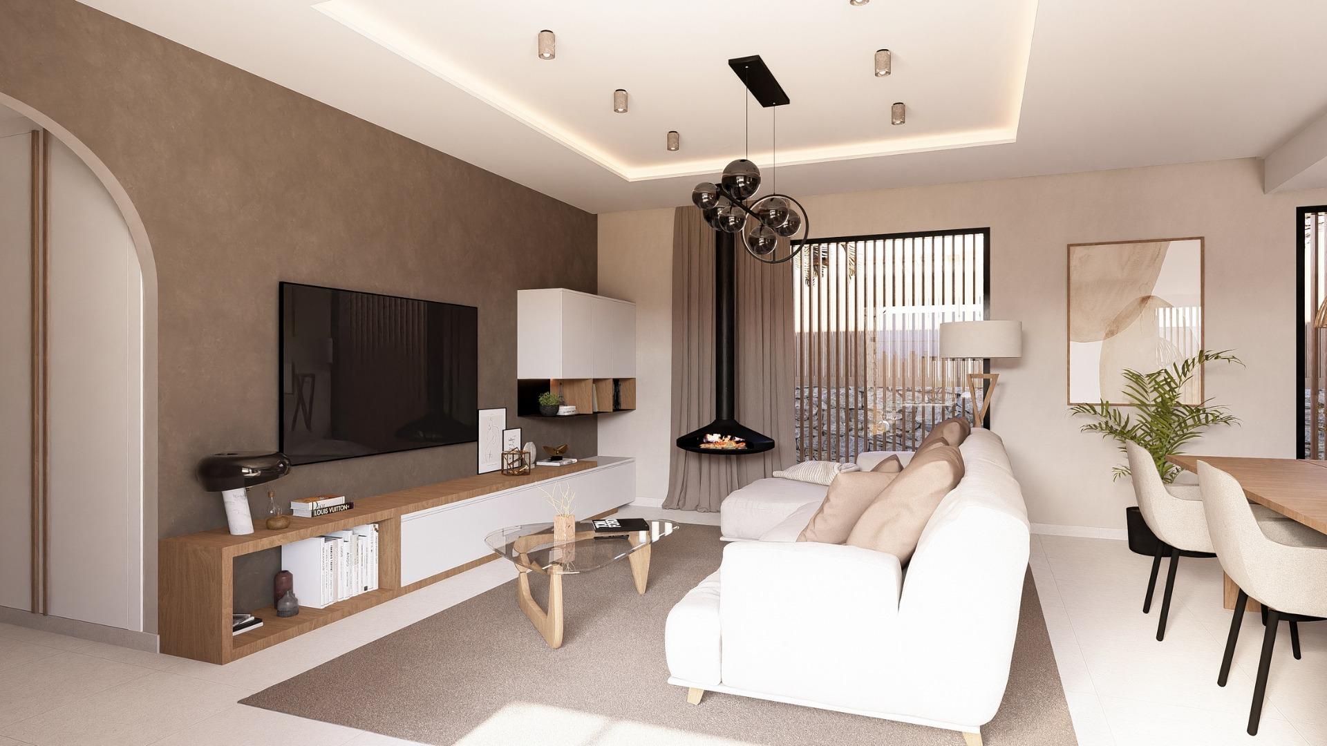 New Build - 3 Bedroom 3 Bathroom Villa in Baños y Mendigo - Altaona Golf  - Murcia