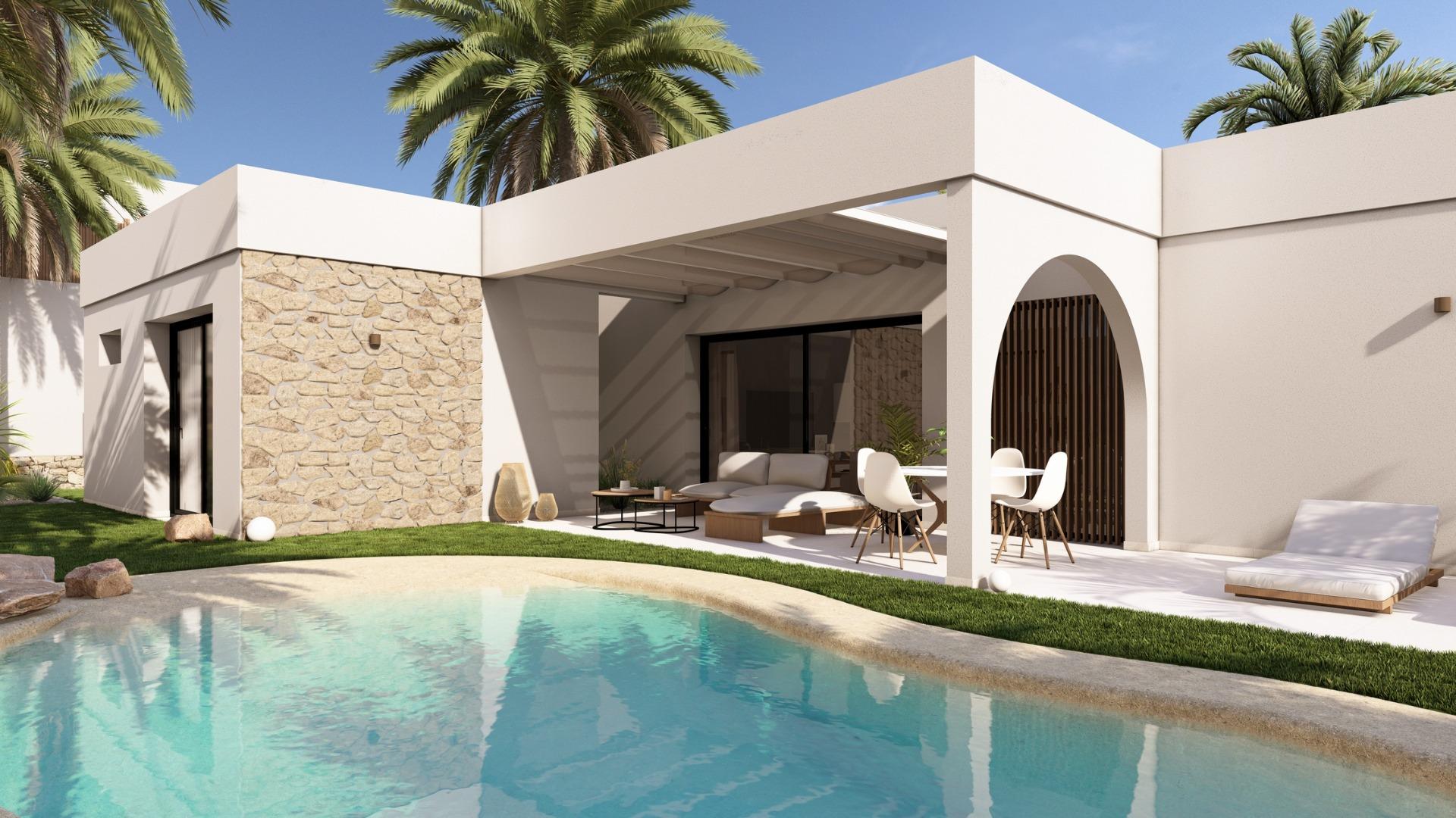 New Build - 2 Bedroom 2 Bathroom Villa in Baños y Mendigo - Altaona Golf  - Murcia