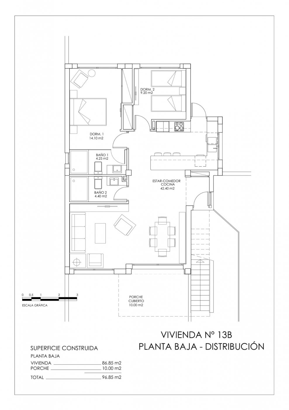 For sale - 2 Bedroom 2 Bathroom Bungalow in San Miguel de Salinas - VistaBella Golf  - Alicante
