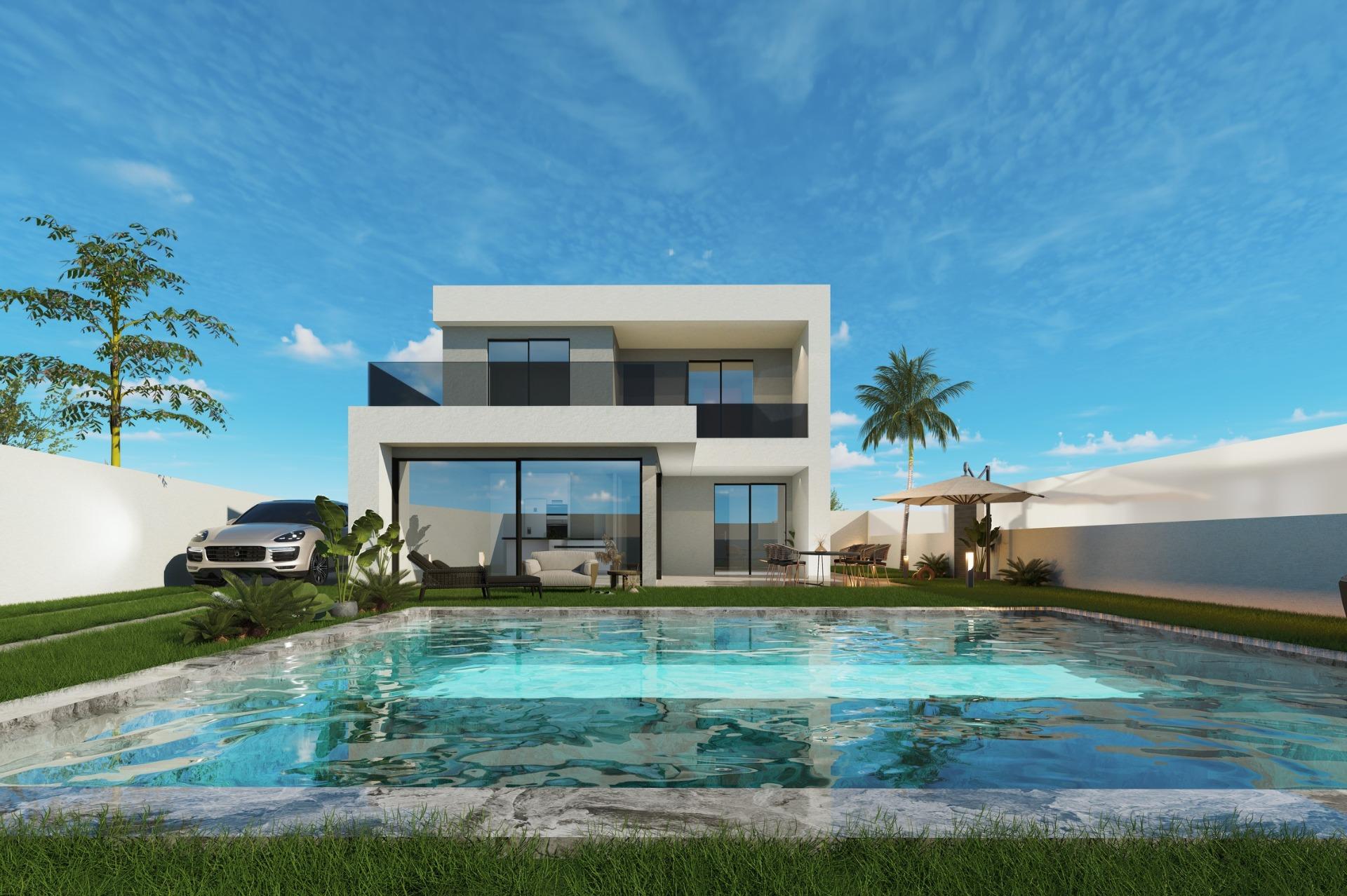 New Build - 3 Bedroom 3 Bathroom Villa in San Pedro del Pinatar - Los Plazas  - Murcia