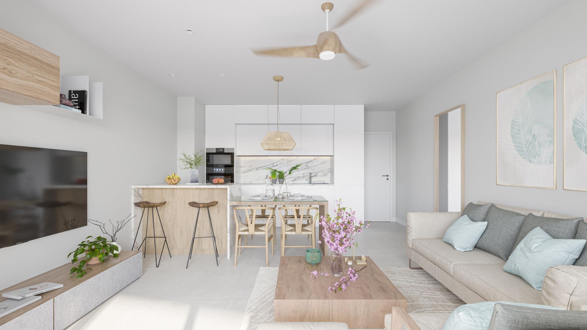 New Build - 2 Bedroom 1 Bathroom Apartment in San Pedro del Pinatar - Playa Villananitos  - Murcia