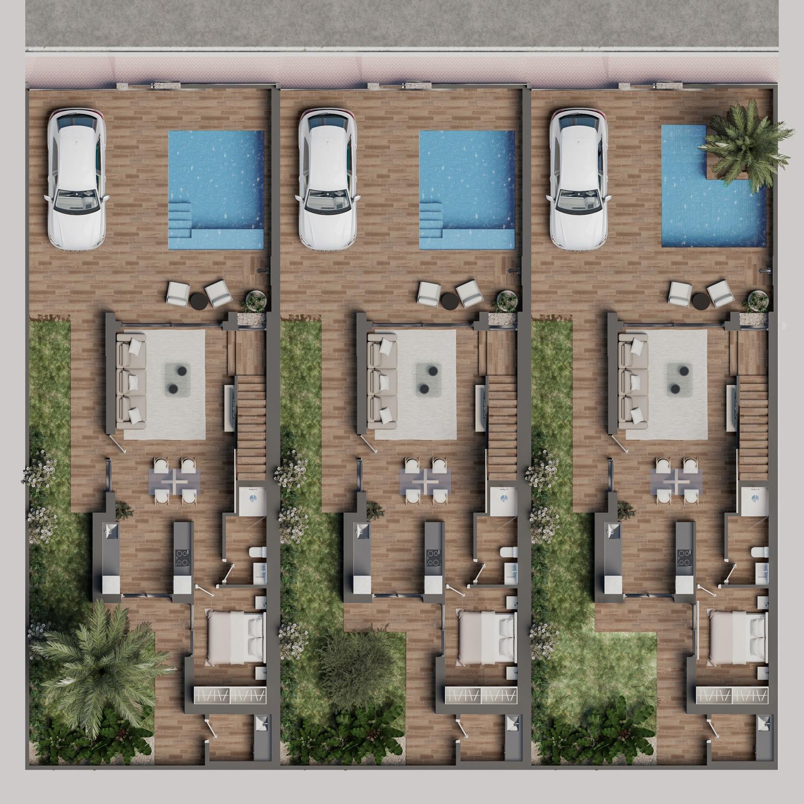 New Build - 3 Bedroom 3 Bathroom Villa in San Pedro del Pinatar - Pueblo  - Murcia