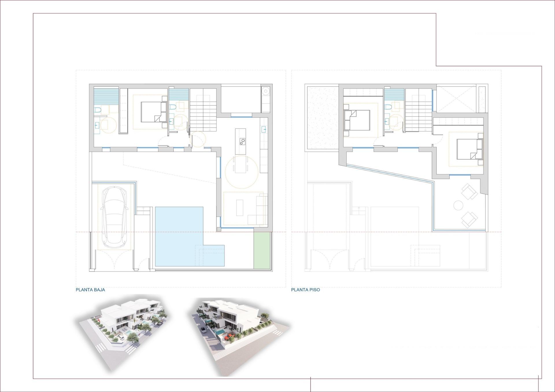 For sale - 3 Bedroom 3 Bathroom Semi Detachede in Dolores - urbanizacion  - Alicante