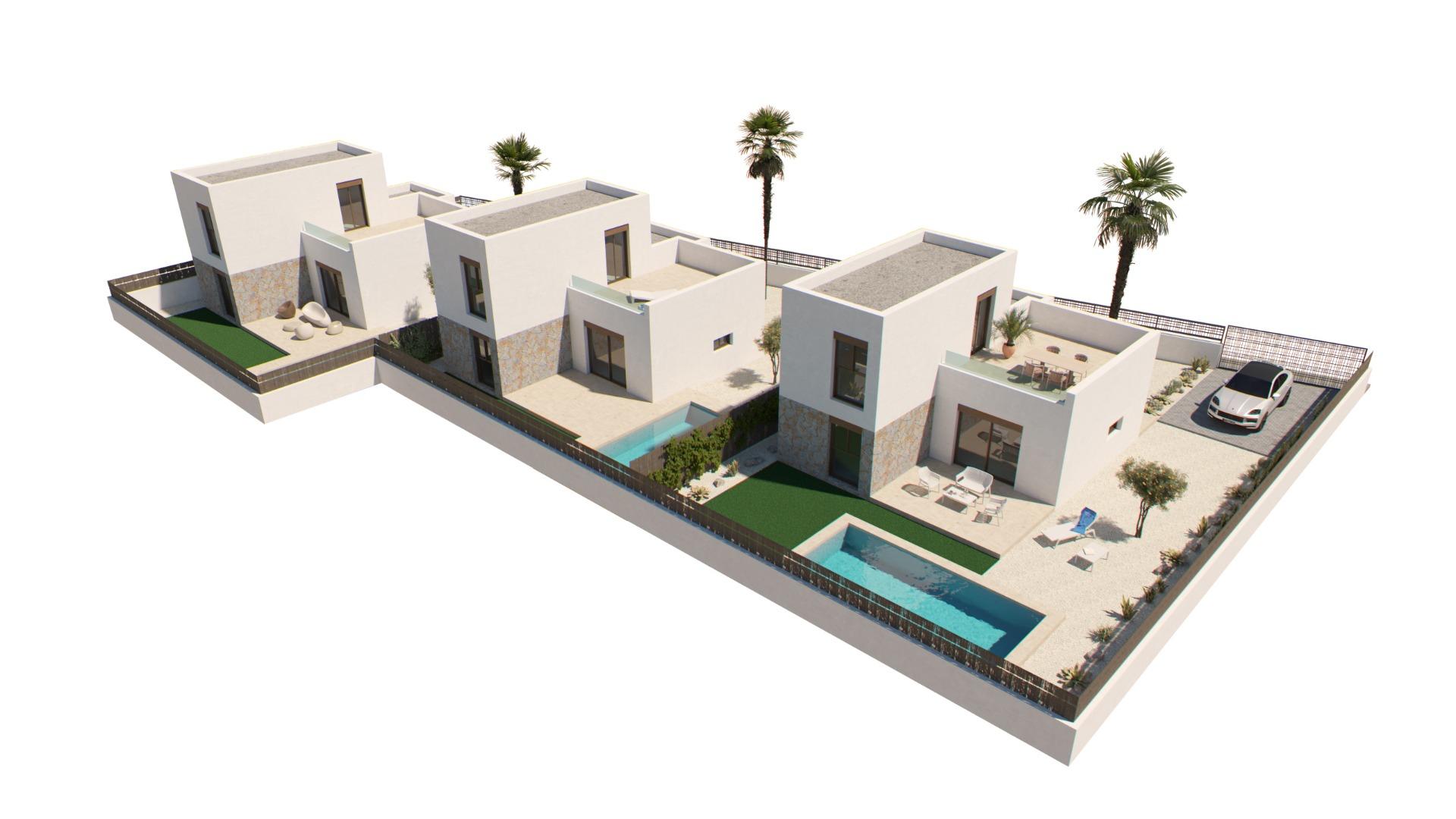 For sale - 3 Bedroom 2 Bathroom Villa in Algorfa - La Finca Golf  - Alicante
