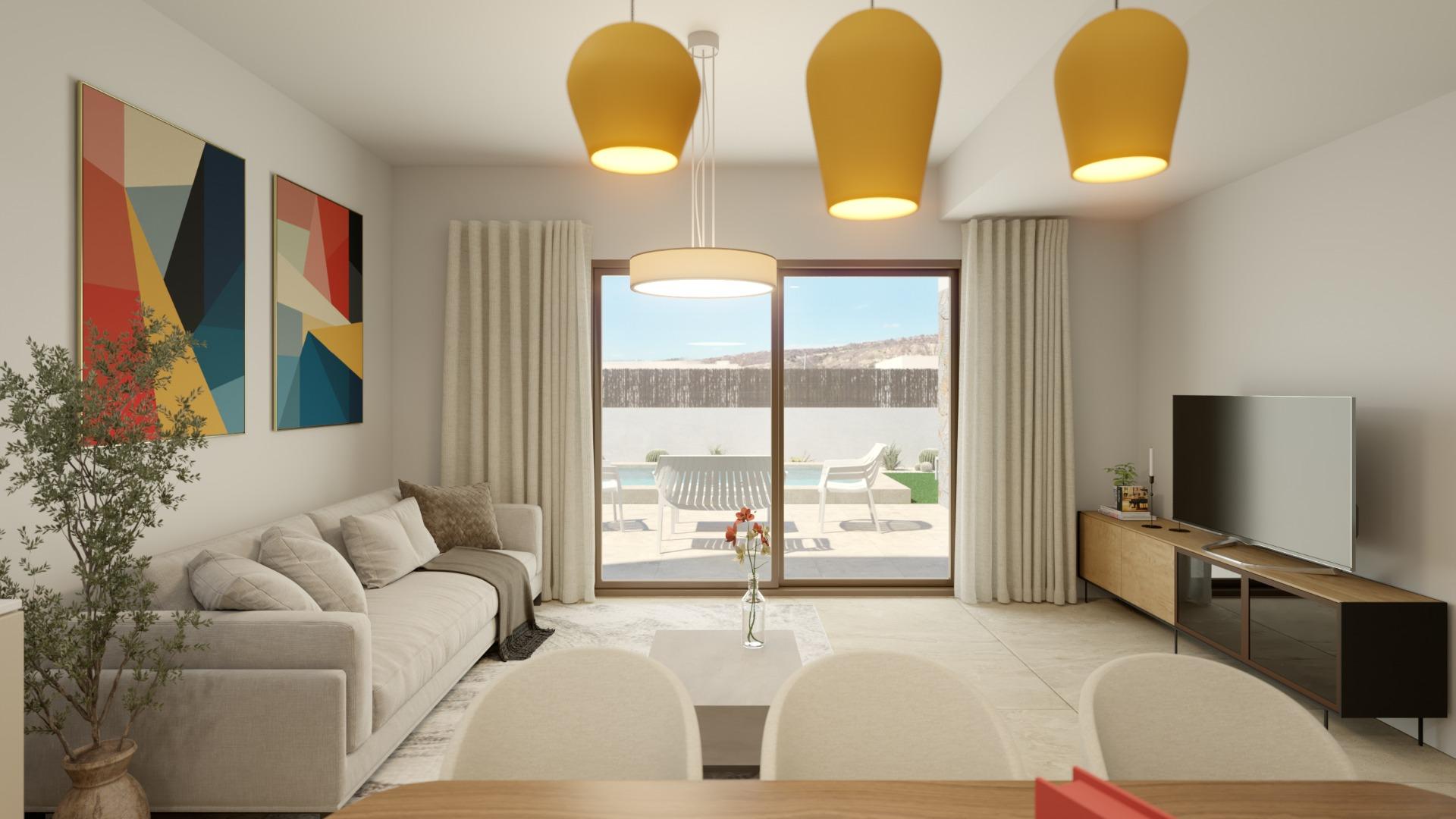 For sale - 3 Bedroom 2 Bathroom Villa in Algorfa - La Finca Golf  - Alicante