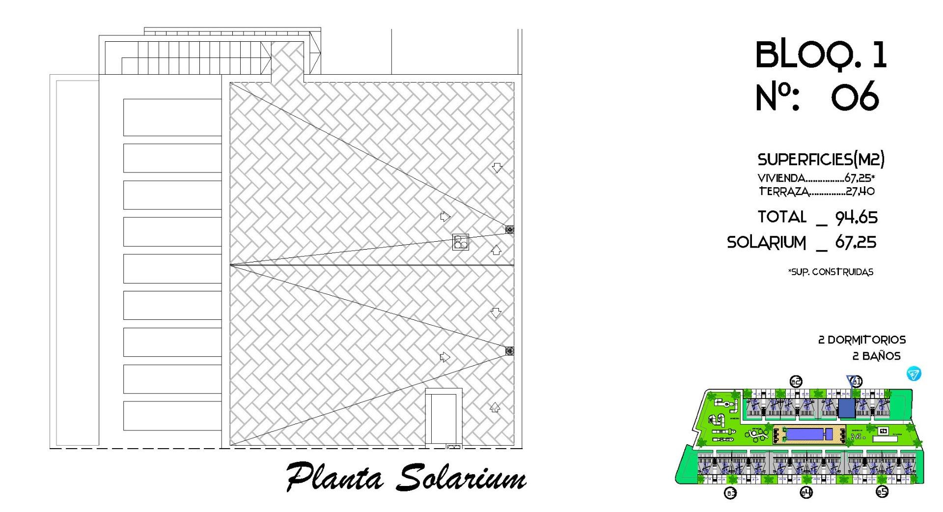 For sale - 2 Bedroom 2 Bathroom Bungalow in Algorfa - La Finca Golf  - Alicante