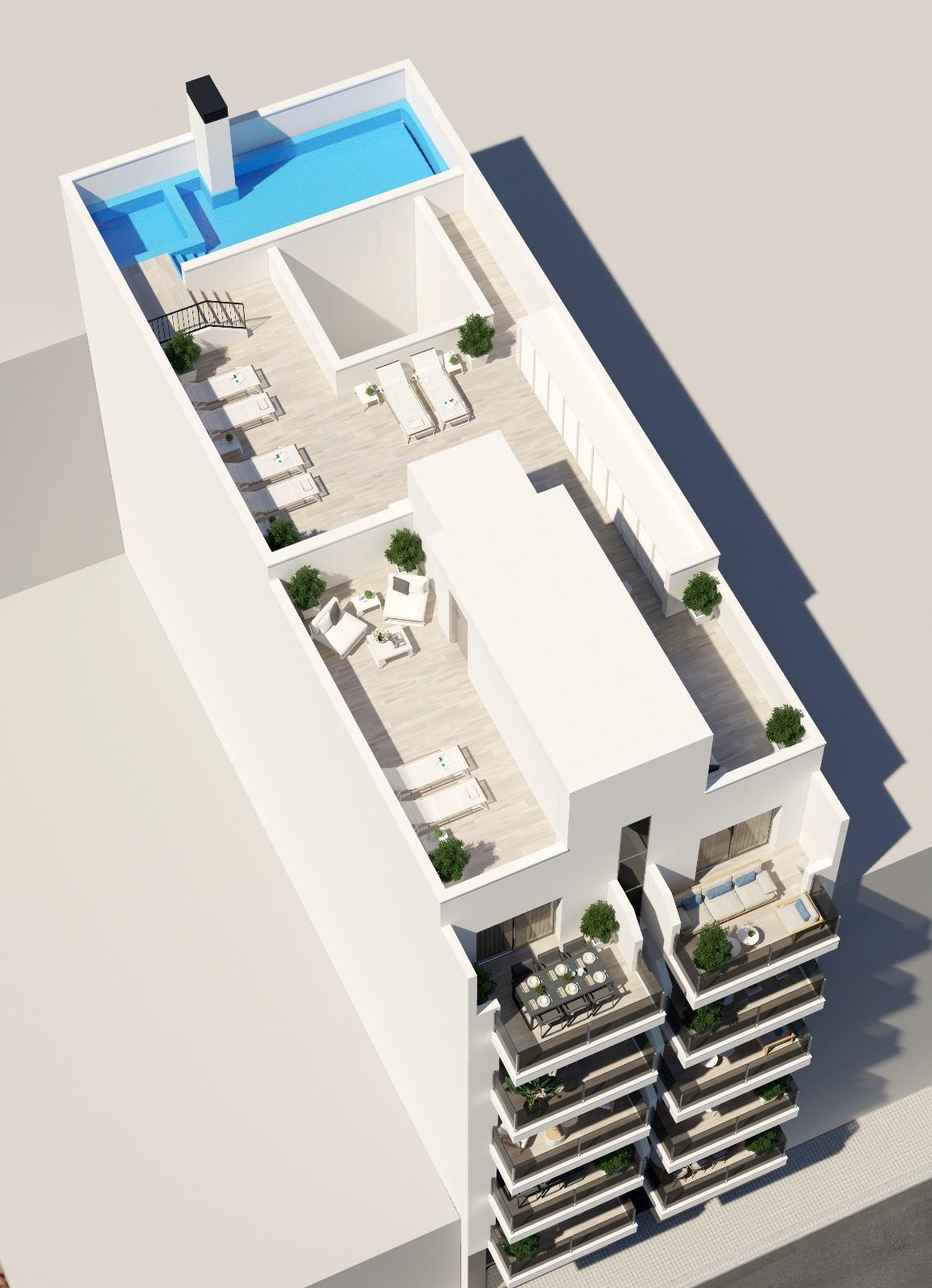 For sale - 3 Bedroom 2 Bathroom Apartment in Torrevieja - Playa de El Cura  - Alicante