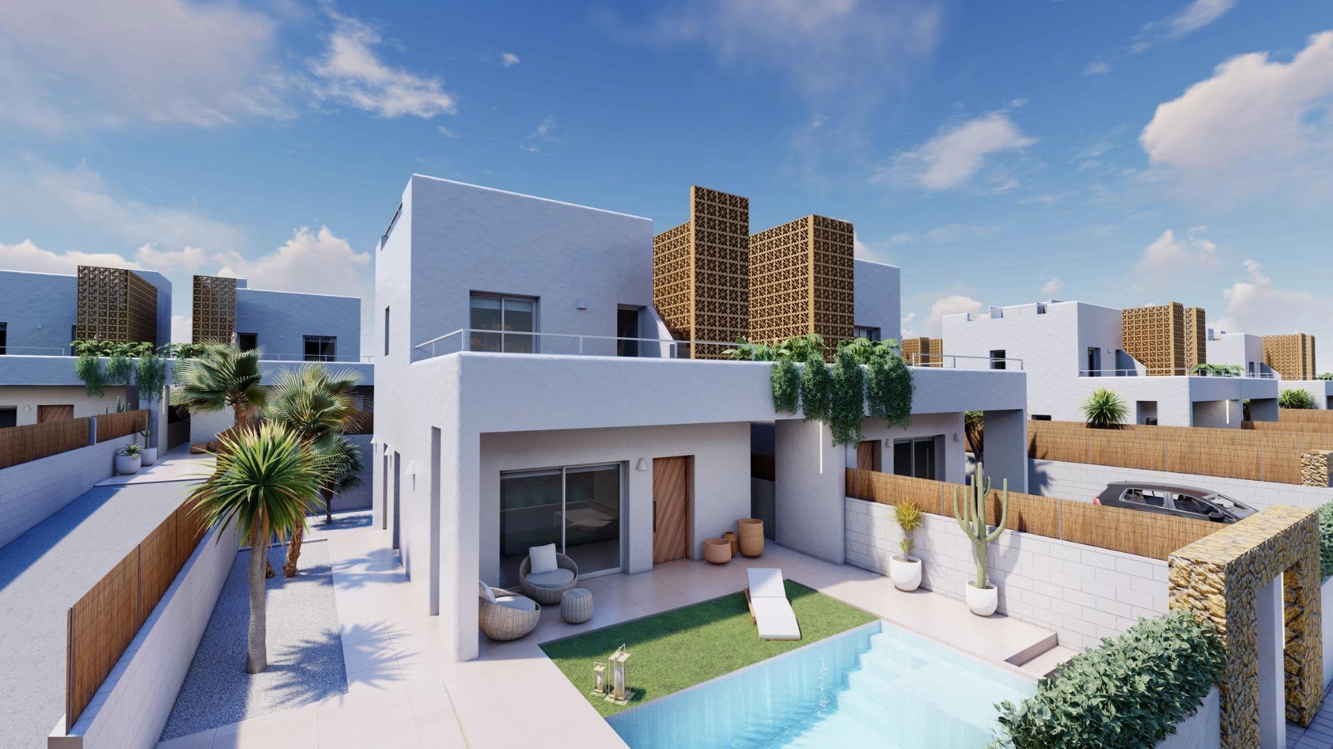 New Build - 3 Bedroom 3 Bathroom Villa in Pilar de La Horadada - Polideportivo  - Alicante