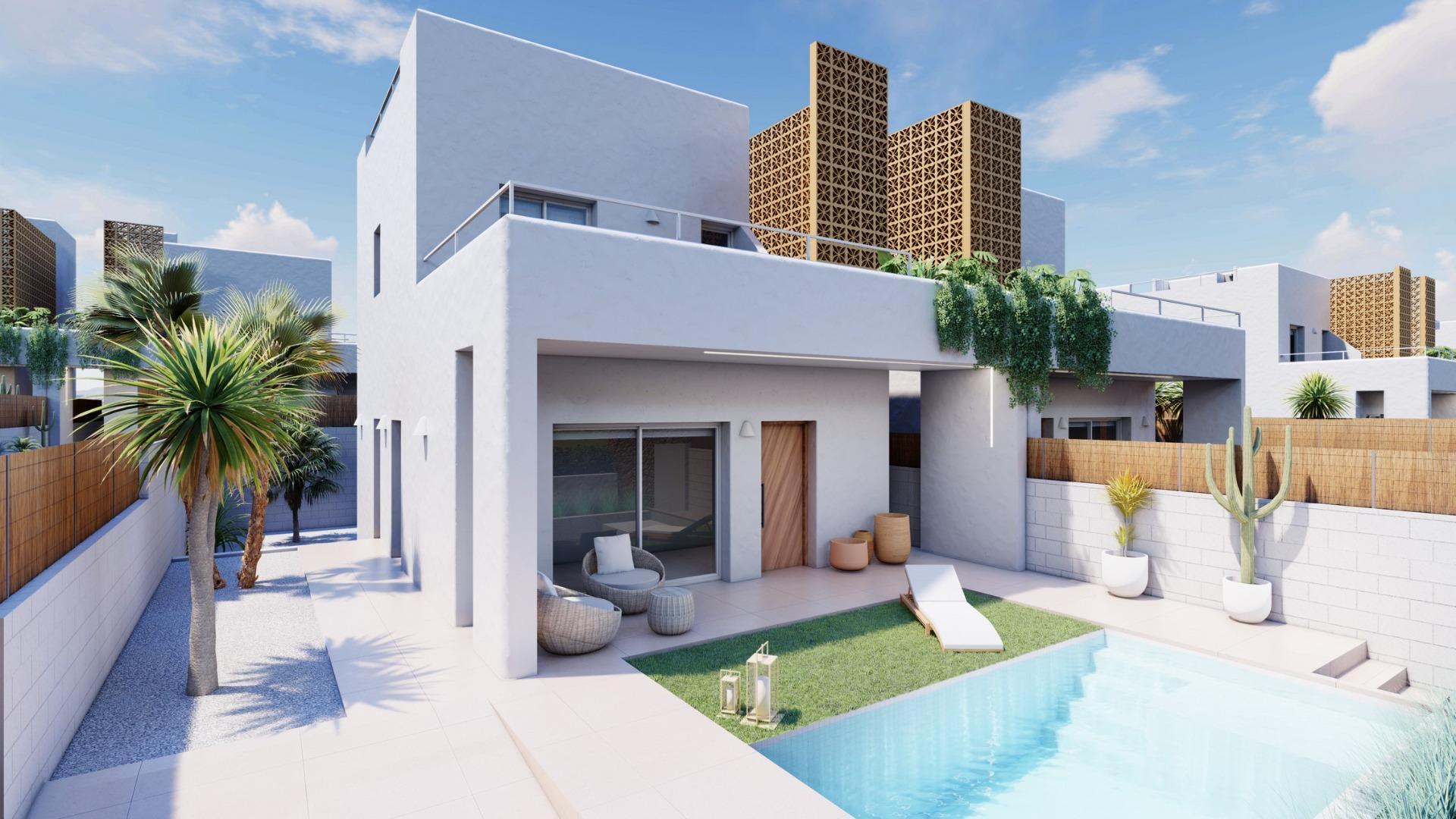 New Build - 3 Bedroom 3 Bathroom Villa in Pilar de La Horadada - Polideportivo  - Alicante