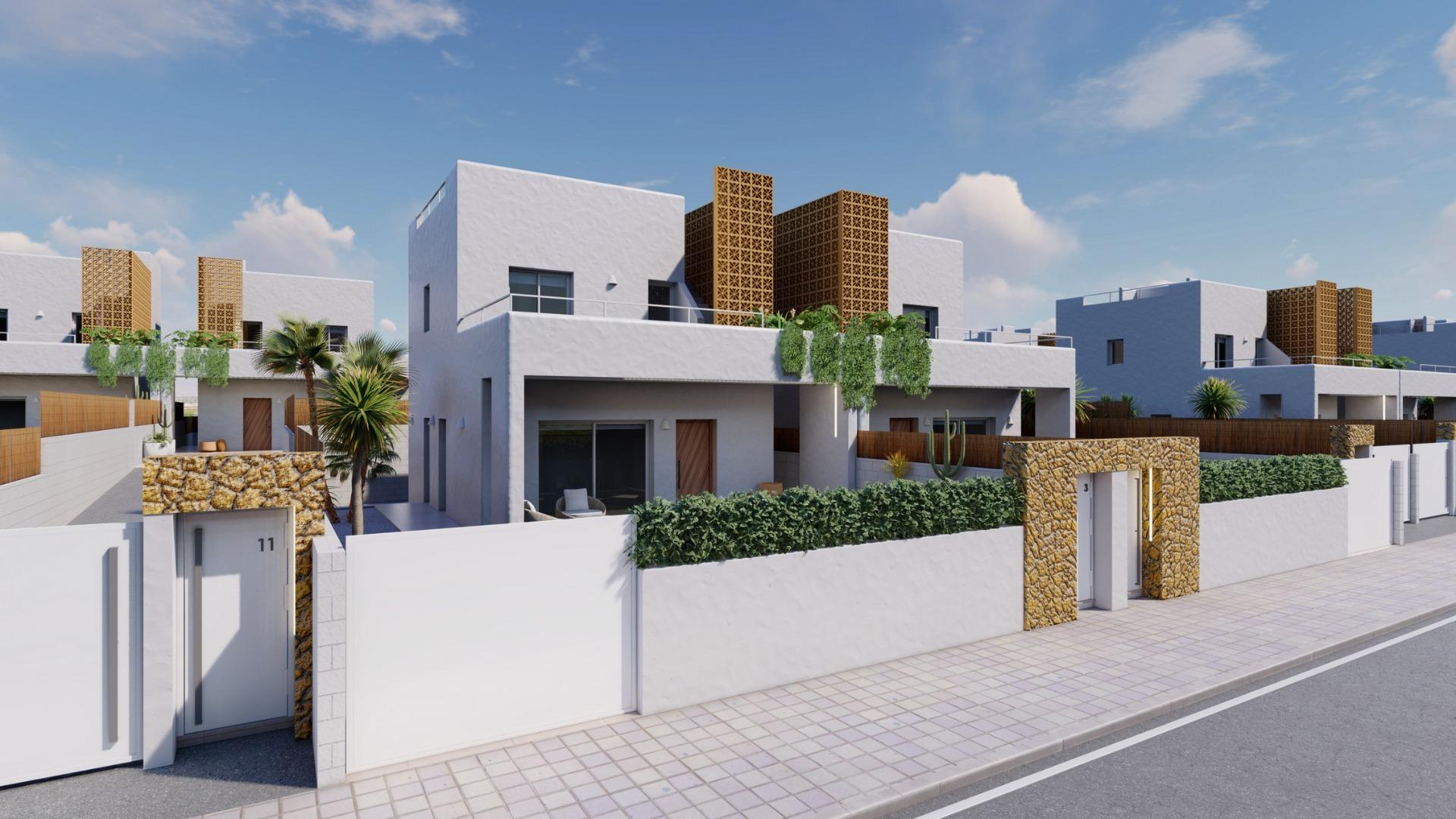 New Build - 3 Bedroom 3 Bathroom Villa in Pilar de La Horadada - Polideportivo  - Alicante