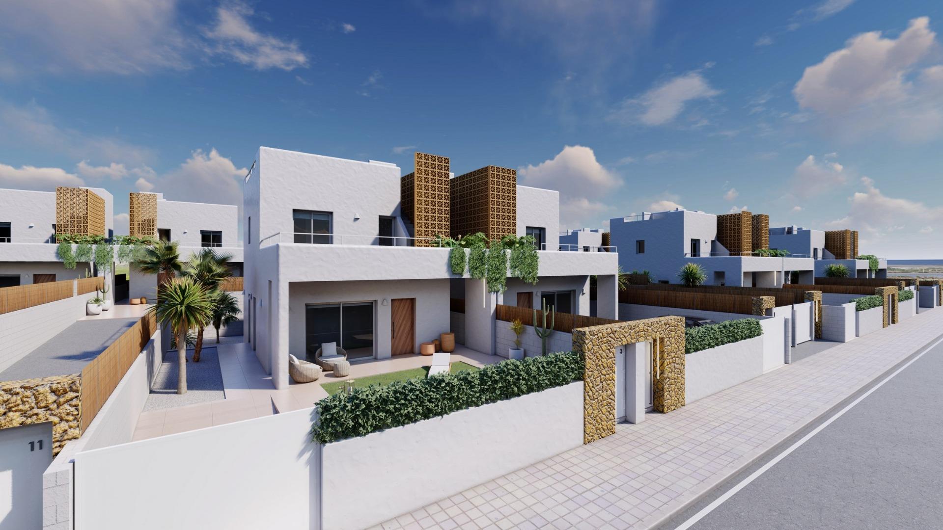 New Build - 3 Bedroom 3 Bathroom Villa in Pilar de La Horadada - Polideportivo  - Alicante