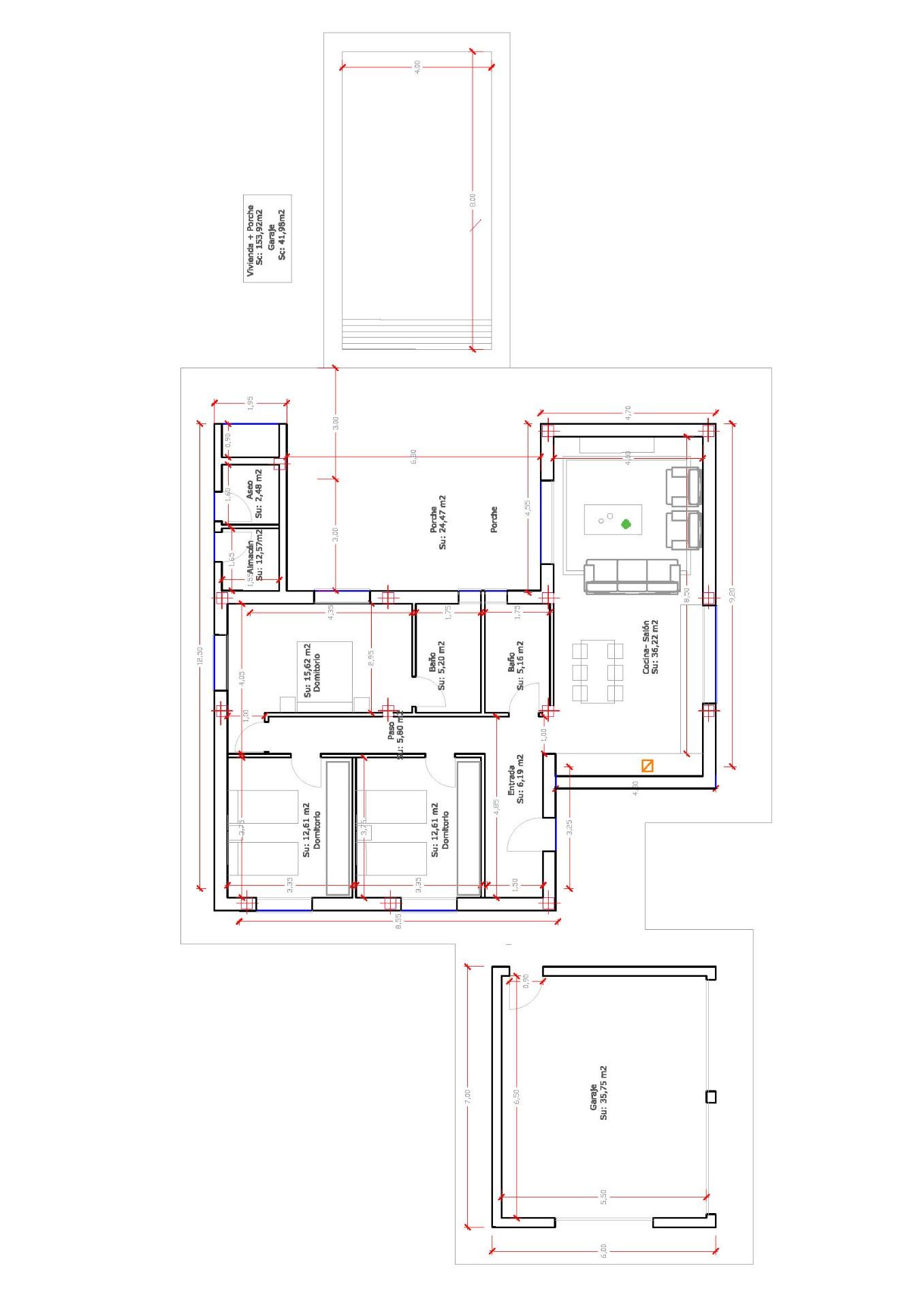 New Build - 3 Bedroom 2 Bathroom Villa in Hondón de las Nieves - La Canalosa  - Alicante