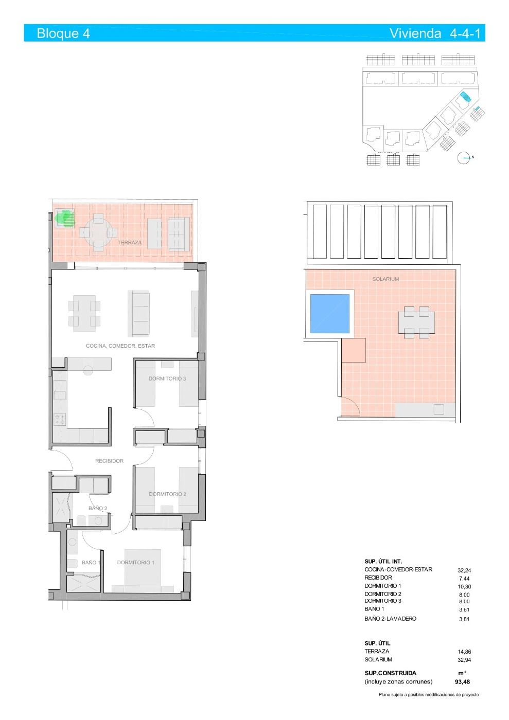 New Build - 3 Bedroom 2 Bathroom Penthouse in Guardamar del Segura - El Raso  - Alicante