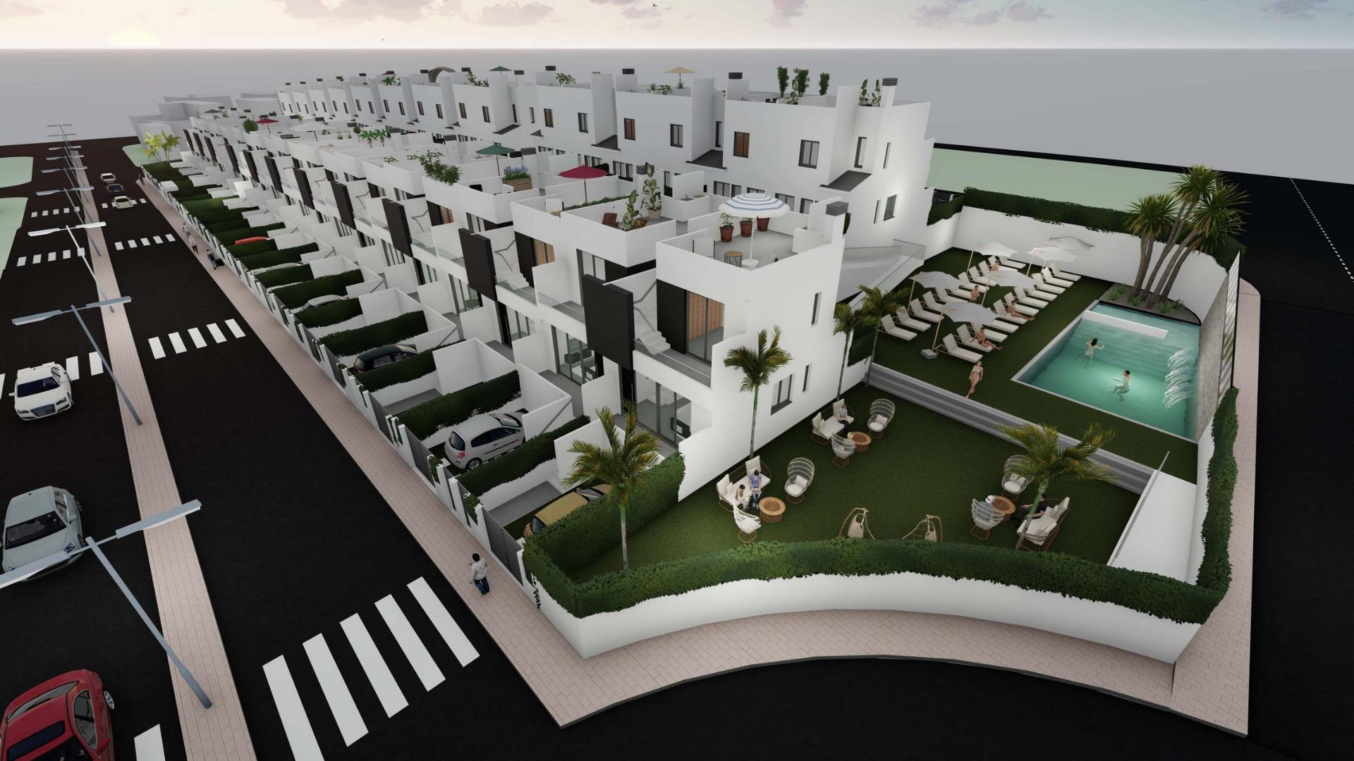 New Build - 2 Bedroom 2 Bathroom Town House in Cox - San Fernando  - Alicante