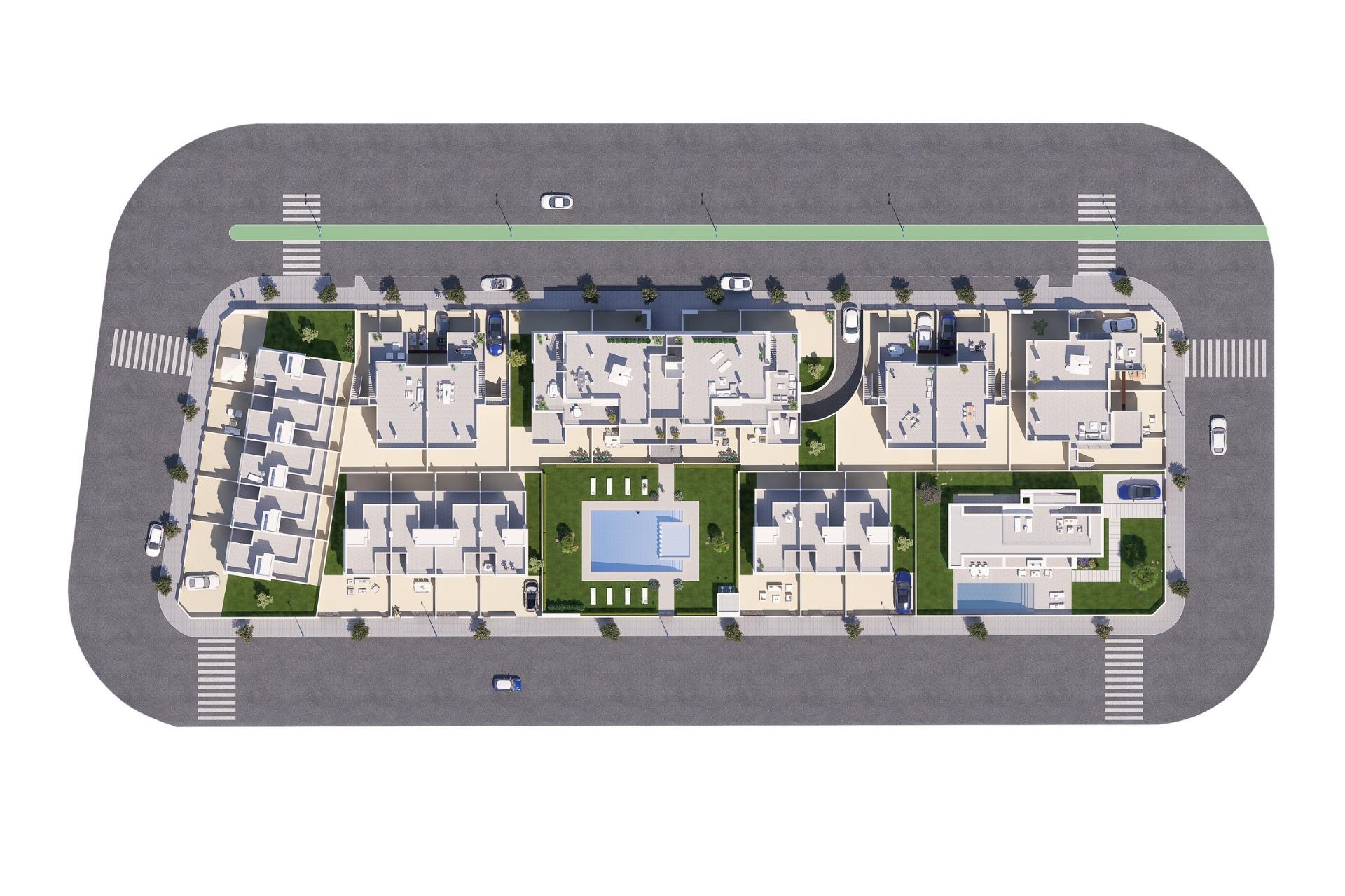 New Build - 3 Bedroom 2 Bathroom Town House in Torre de La Horadada - Torre De La Horadada  - Alicante