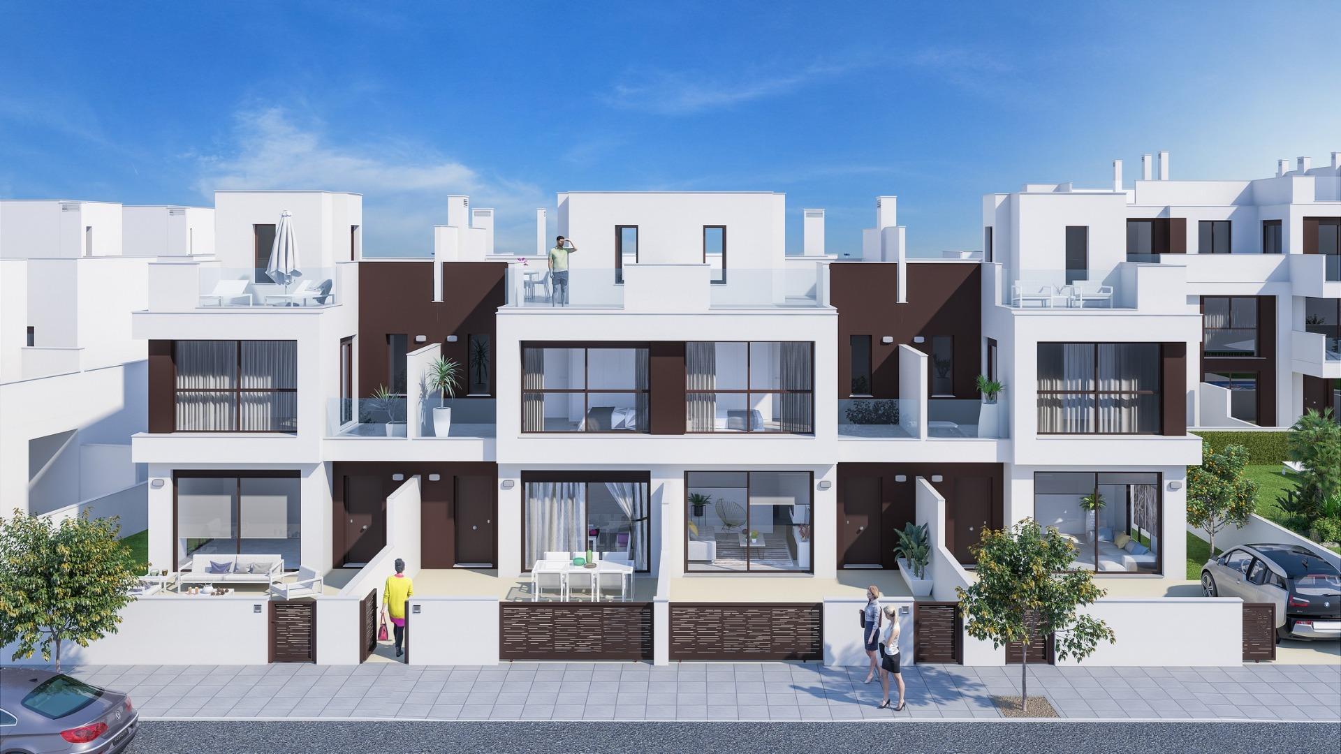 New Build - 3 Bedroom 2 Bathroom Town House in Torre de La Horadada - Torre De La Horadada  - Alicante