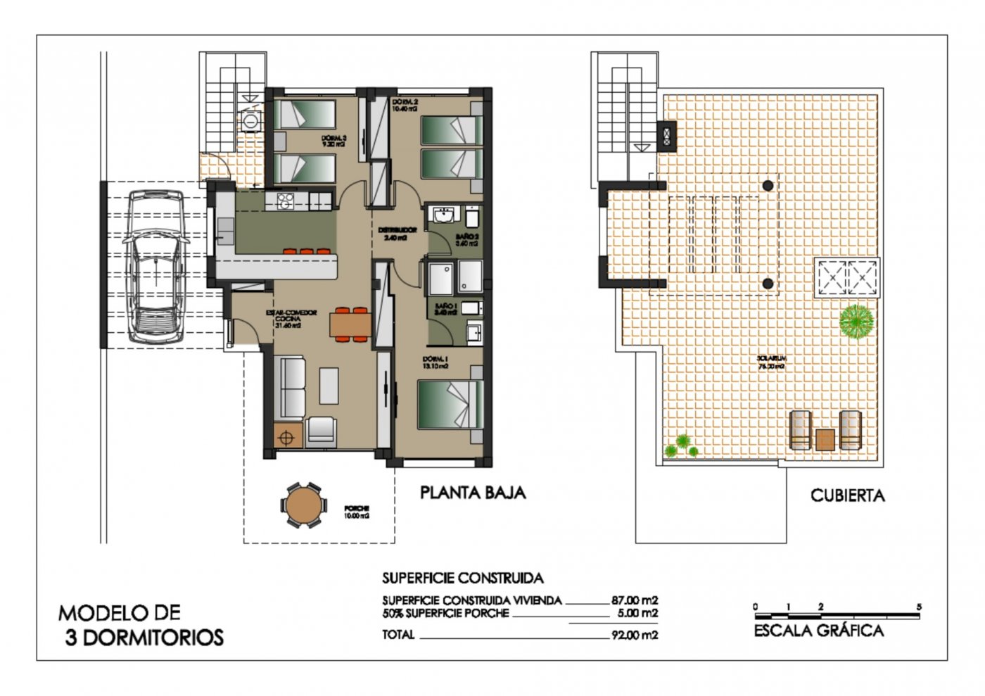New Build - 3 Bedroom 3 Bathroom Villa in San Miguel de Salinas - Cerro Del Sol  - Alicante