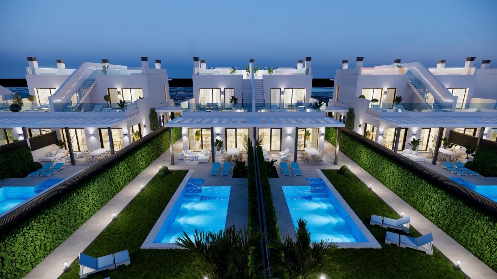 New Build - 3 Bedroom 3 Bathroom Villa in Los Alcazares - Nueva Ribera  - Murcia