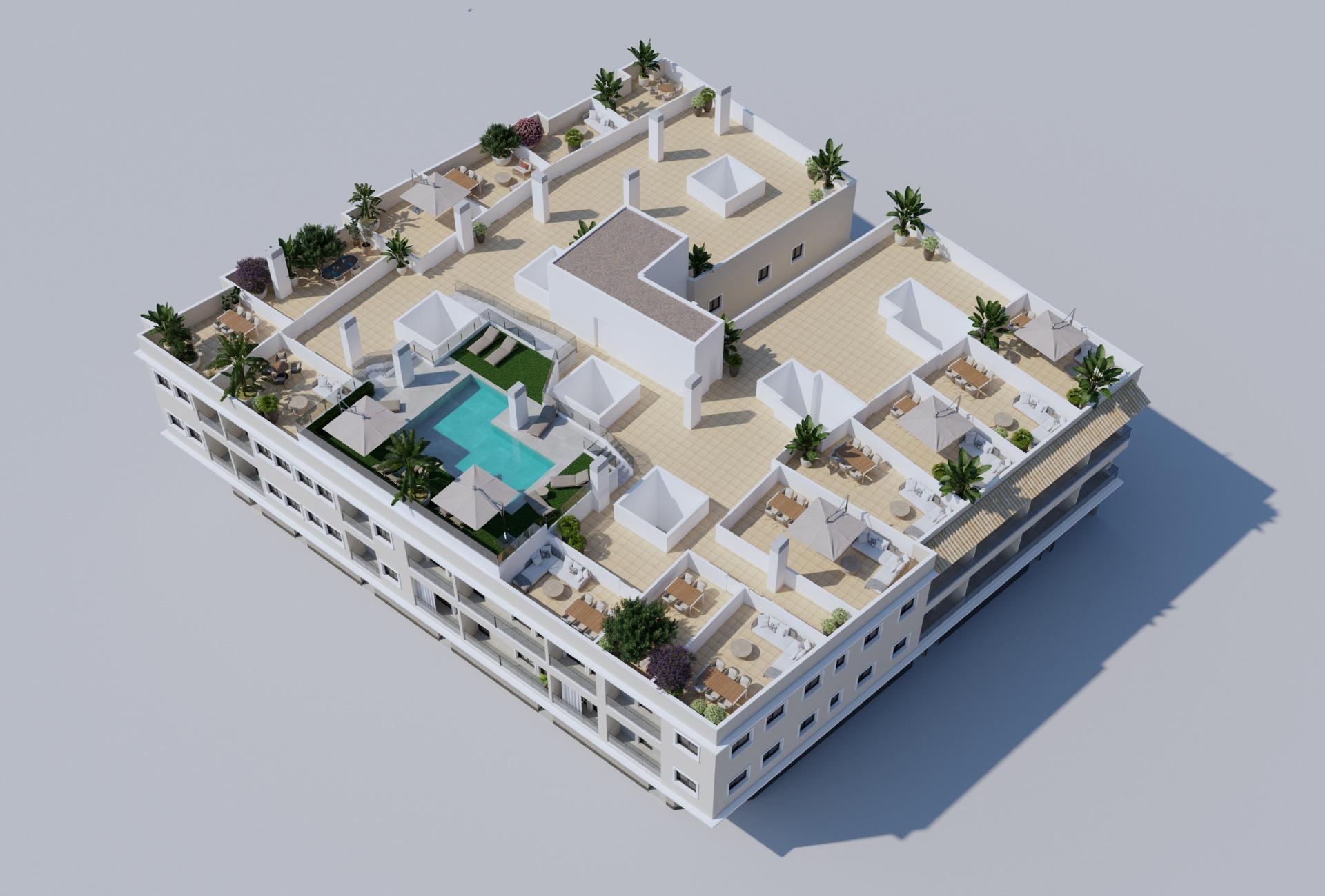For sale - 2 Bedroom 2 Bathroom Apartment in Algorfa - Pueblo  - Alicante