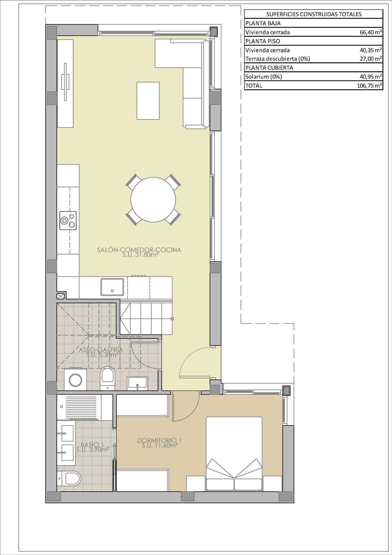 New Build - 3 Bedroom 2 Bathroom Villa in Los Montesinos - La Herrada  - Alicante