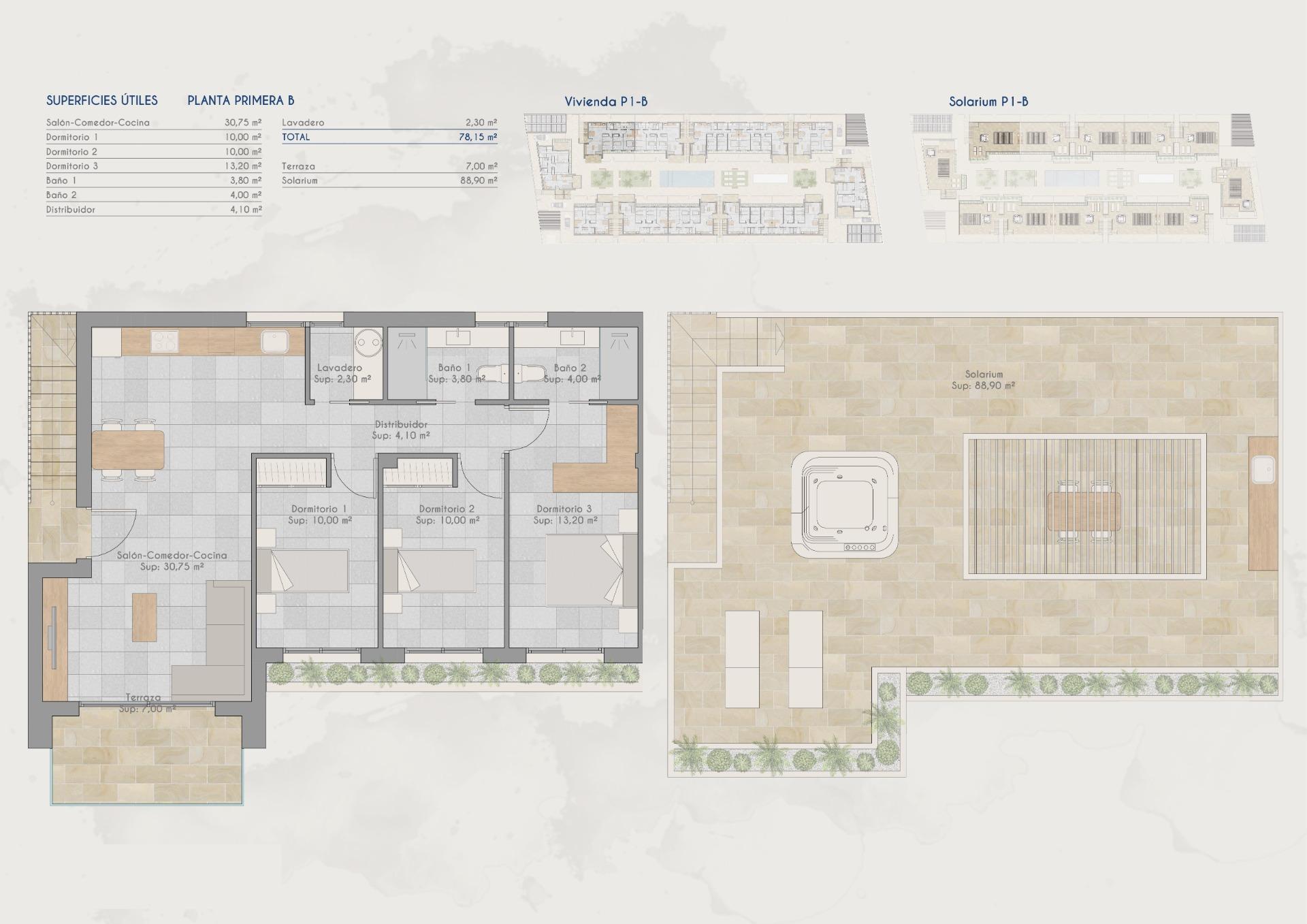 New Build - 3 Bedroom 2 Bathroom Bungalow in Torre Pacheco - Torrepacheco  - Murcia
