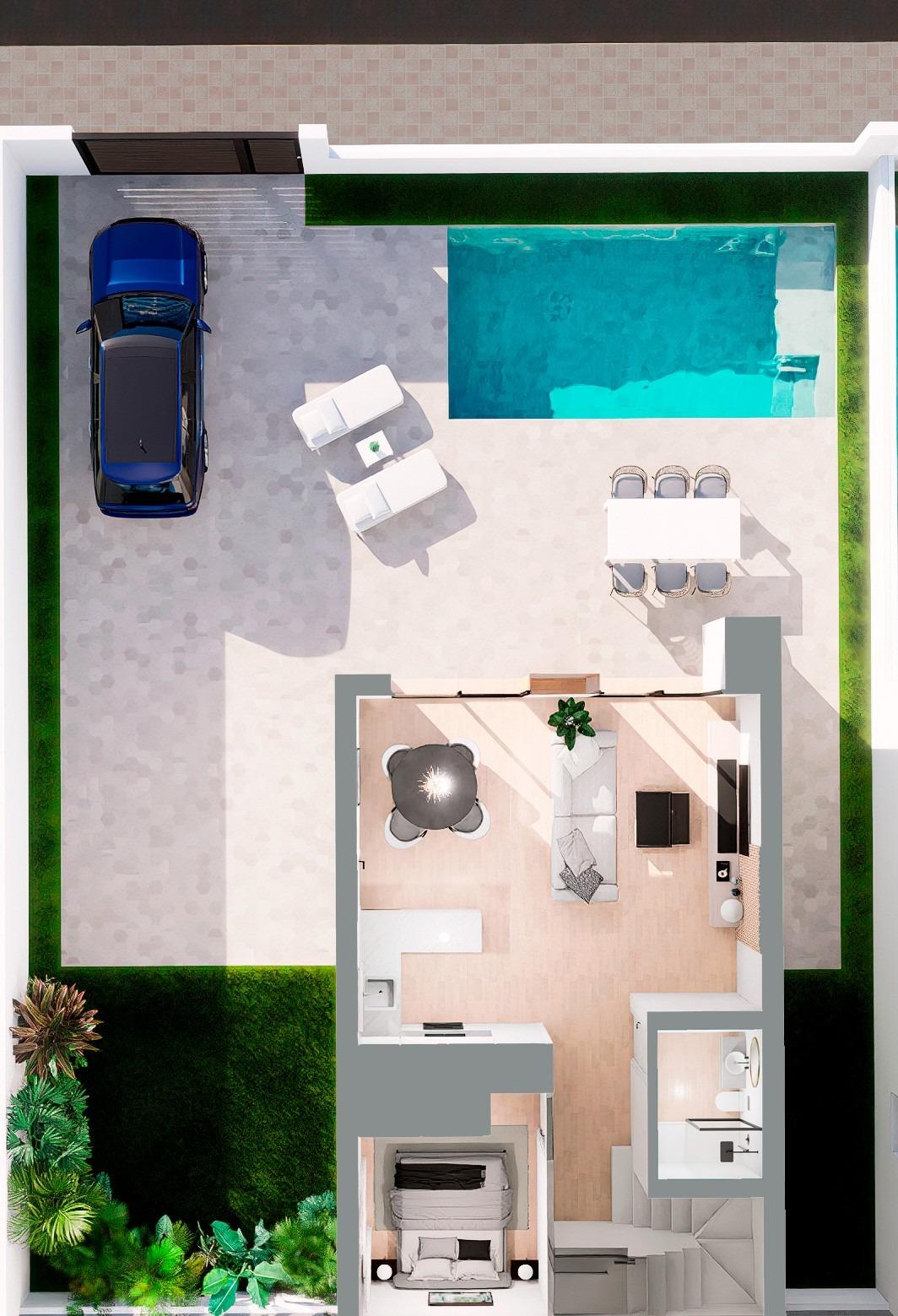 For sale - 3 Bedroom 3 Bathroom Villa in Orihuela Costa - La Zenia  - Alicante