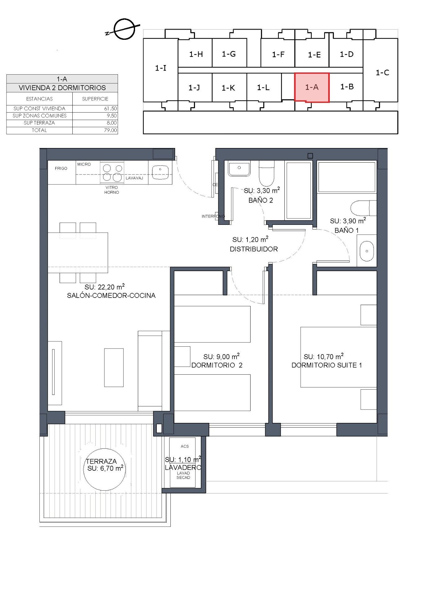 For sale - 2 Bedroom 2 Bathroom Apartment in Benijofar - Benijófar  - Alicante