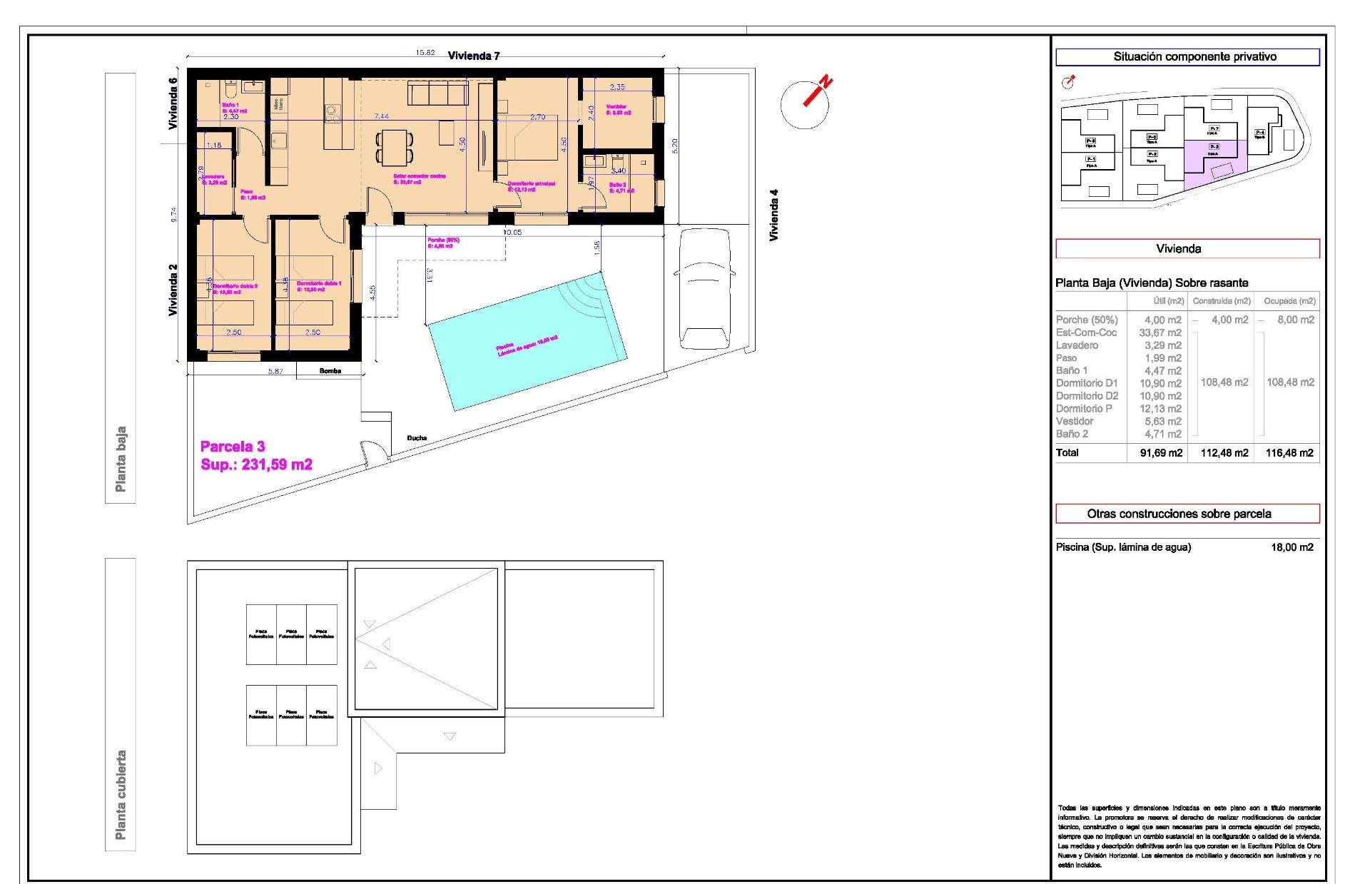 For sale - 3 Bedroom 2 Bathroom Quad House in Daya Nueva - Centro  - Alicante