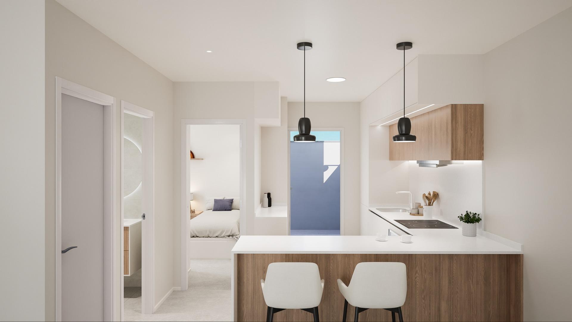 For sale - 3 Bedroom 2 Bathroom Town House in Pilar de La Horadada - Torre De La Horadada  - Alicante