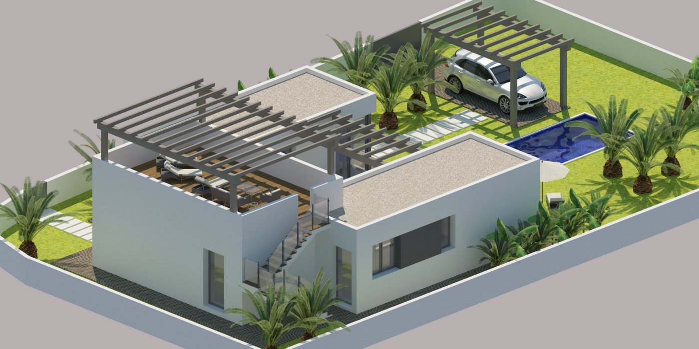 For sale - 3 Bedroom 2 Bathroom Villa in Benijofar - Polideportivo  - Alicante