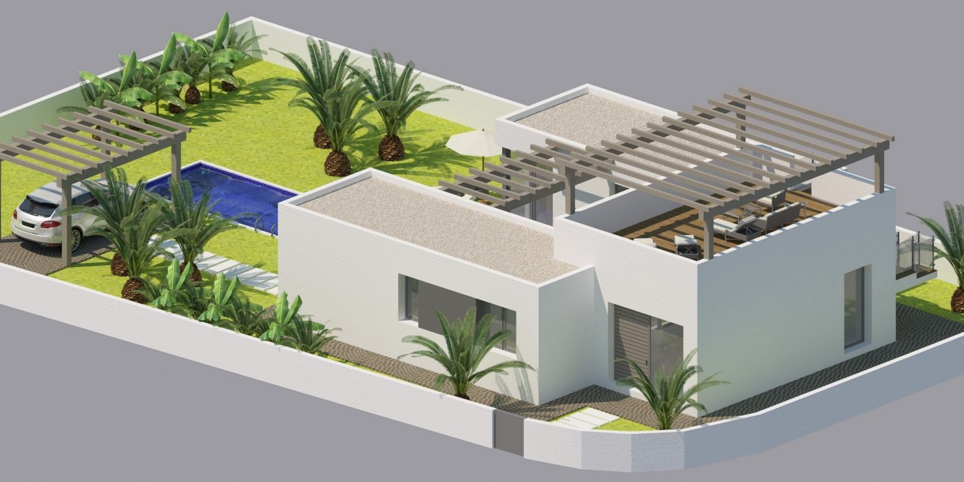 For sale - 3 Bedroom 2 Bathroom Villa in Benijofar - Polideportivo  - Alicante