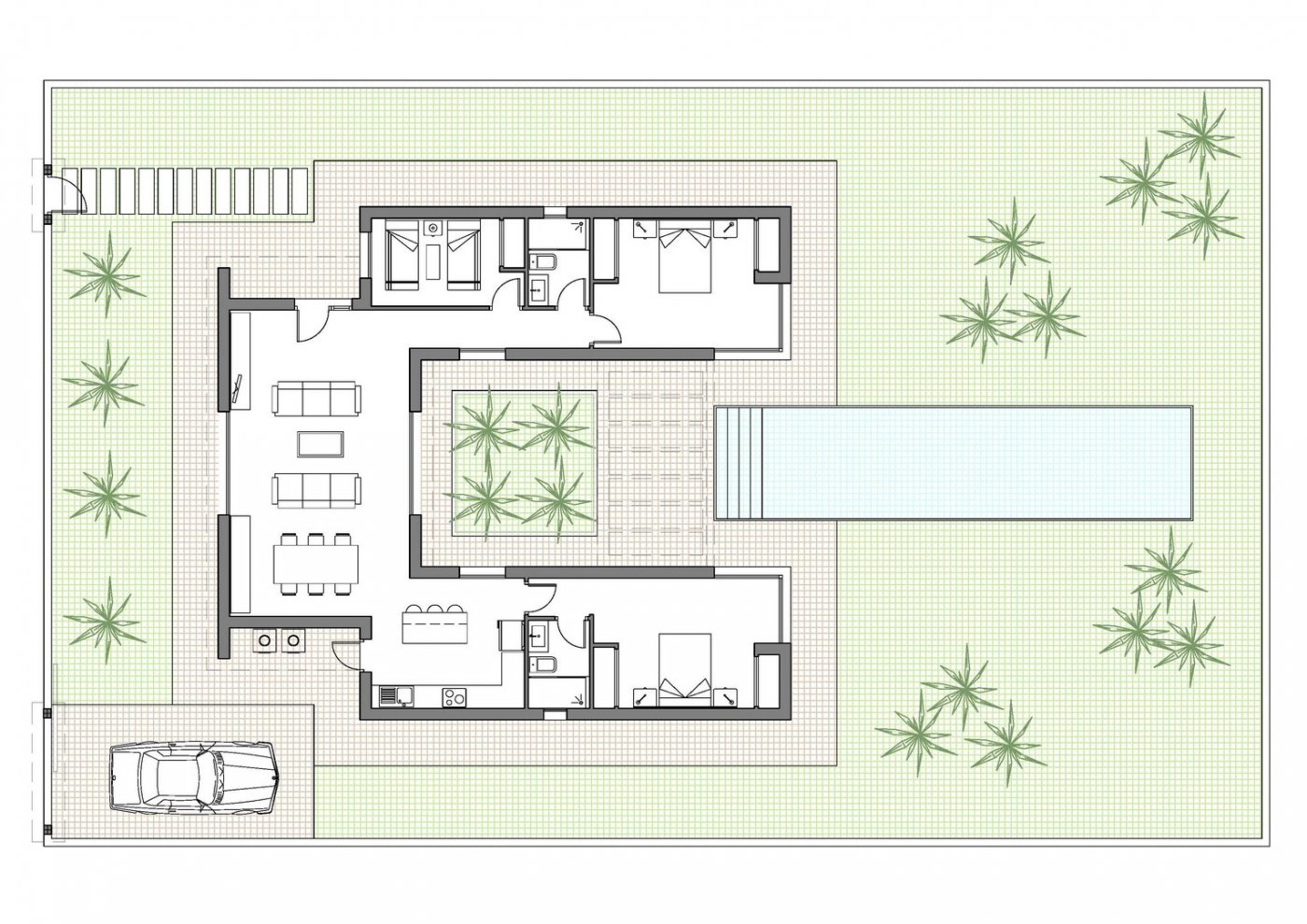 For sale - 3 Bedroom 2 Bathroom Villa in Benijofar - Polideportivo  - Alicante