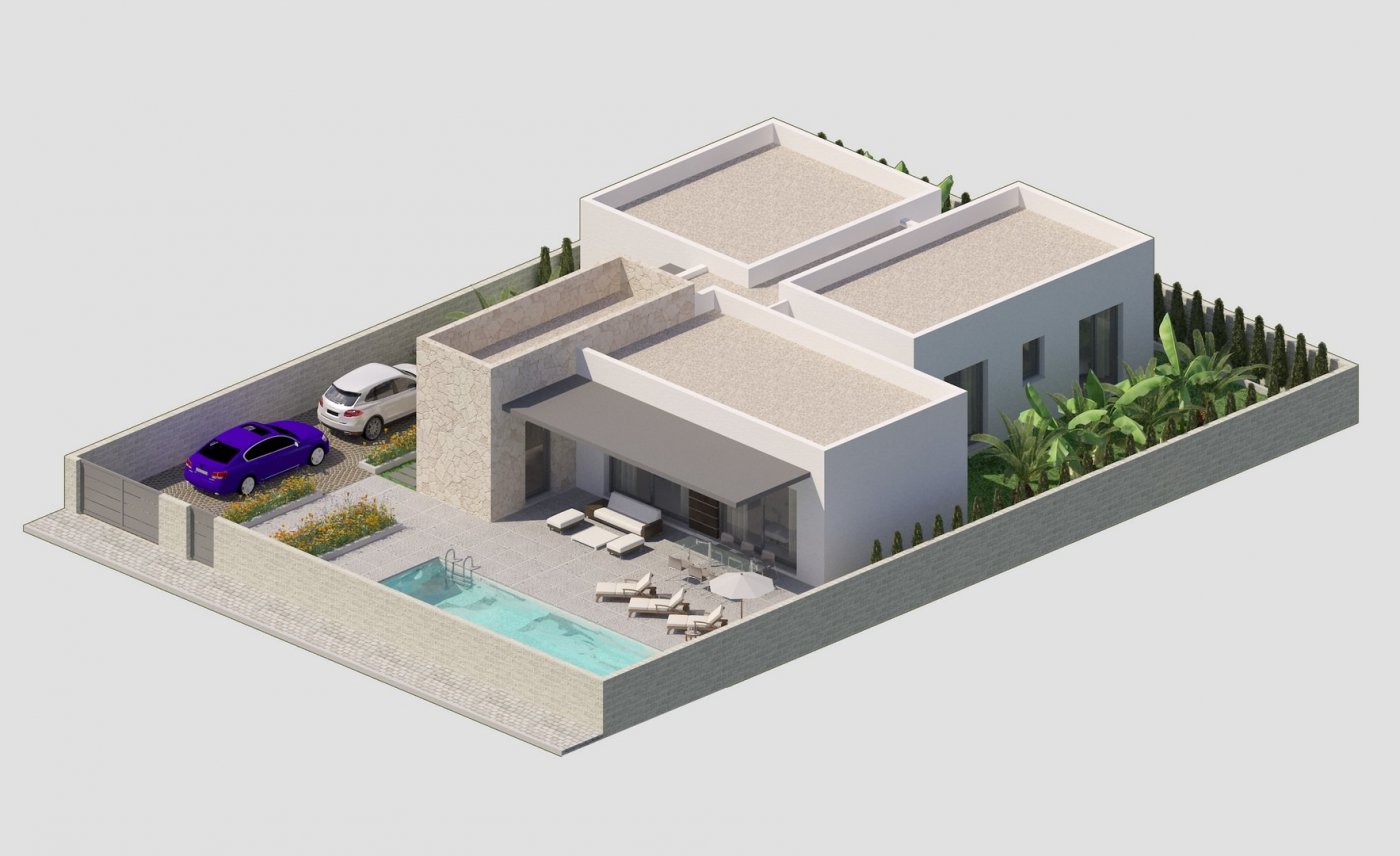 For sale - 3 Bedroom 3 Bathroom Villa in Benijofar - Polideportivo  - Alicante
