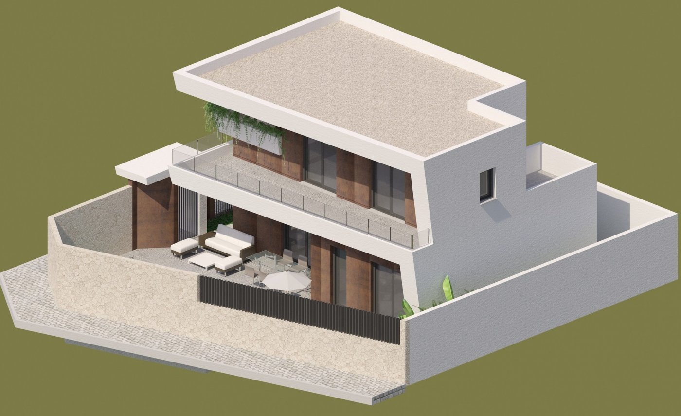 For sale - 3 Bedroom 4 Bathroom Villa in Benijofar - Polideportivo  - Alicante