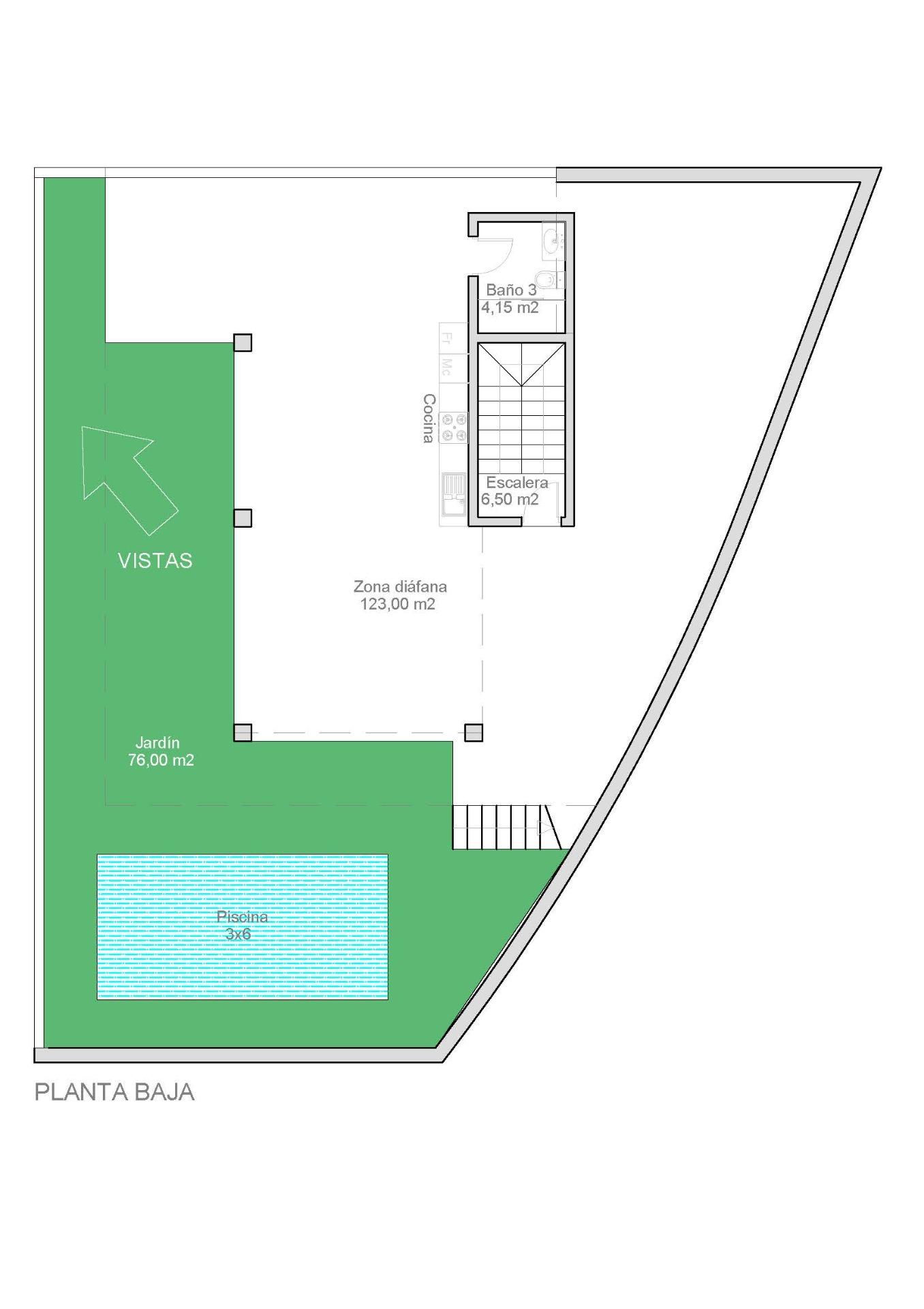 For sale - 3 Bedroom 2 Bathroom Villa in Ciudad Quesada - Golf La Marquesa (Ciudad Quesada)  - Alicante