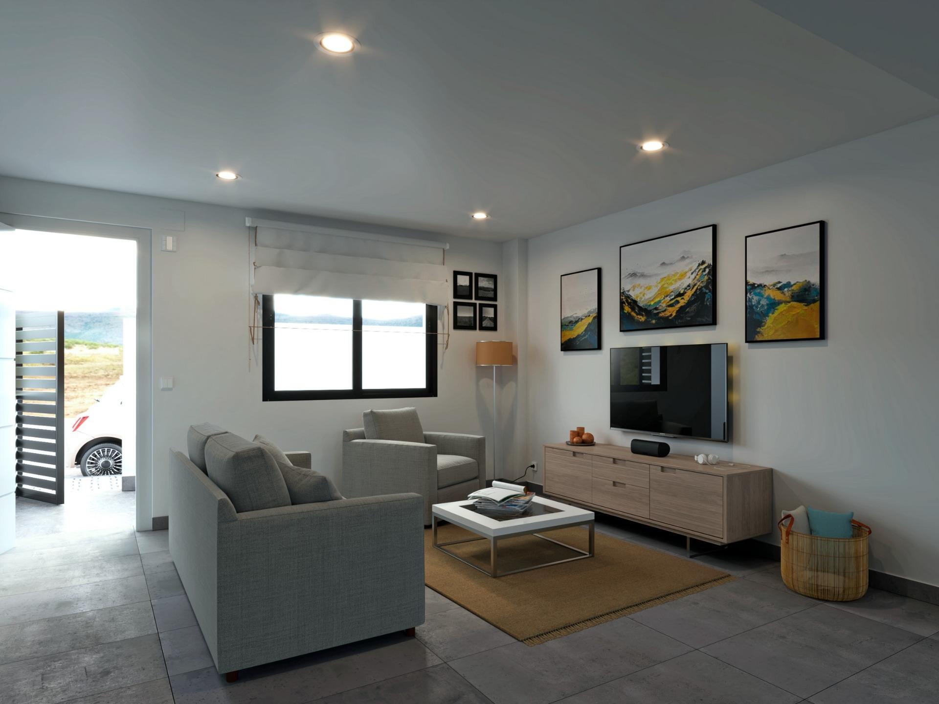 New Build - 3 Bedroom 3 Bathroom Villa in Los Belones - pueblo  - Murcia