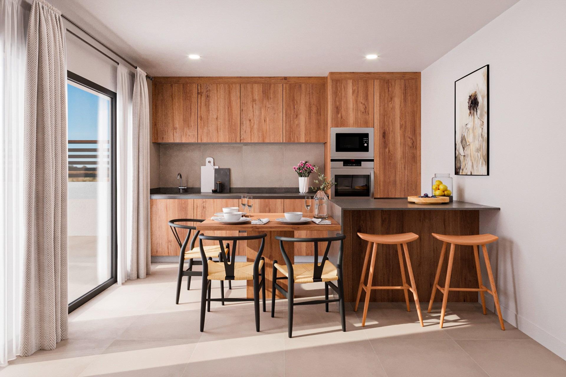 New Build - 2 Bedroom 2 Bathroom Town House in Fuente Álamo - La Pinilla  - Murcia