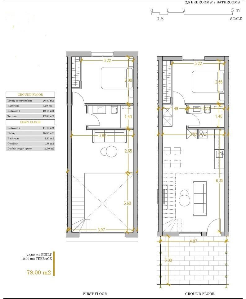 New Build - 2 Bedroom 2 Bathroom Town House in Villamartin - PAU 26  - Alicante