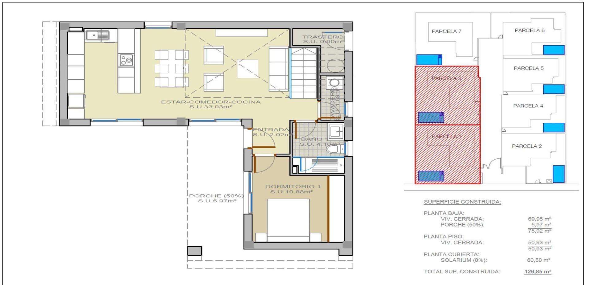 For sale - 3 Bedroom 3 Bathroom Villa in Rojales - Ciudad Quesada  - Alicante