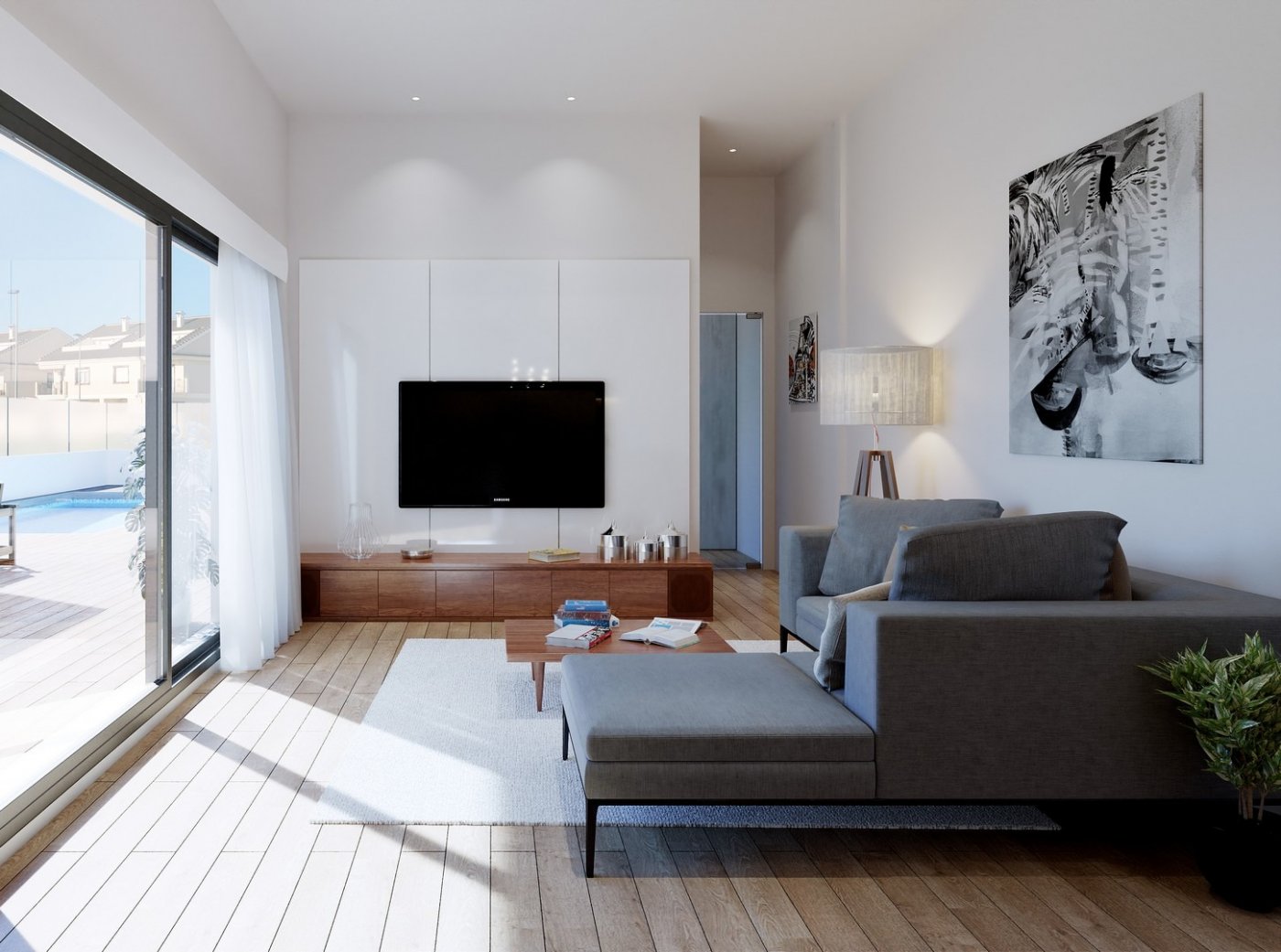 New Build - 2 Bedroom 2 Bathroom Town House in San Javier - Parque del doce  - Murcia